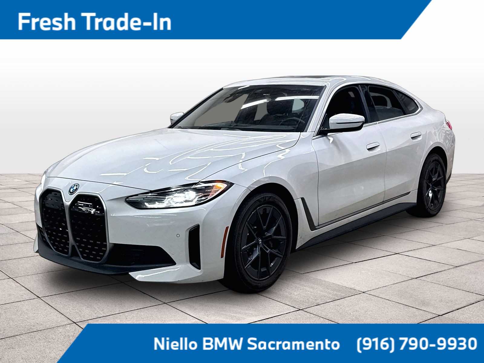 Alpine White 2023 BMW i4 Sedan Rear-Wheel Drive 1-Speed Automatic