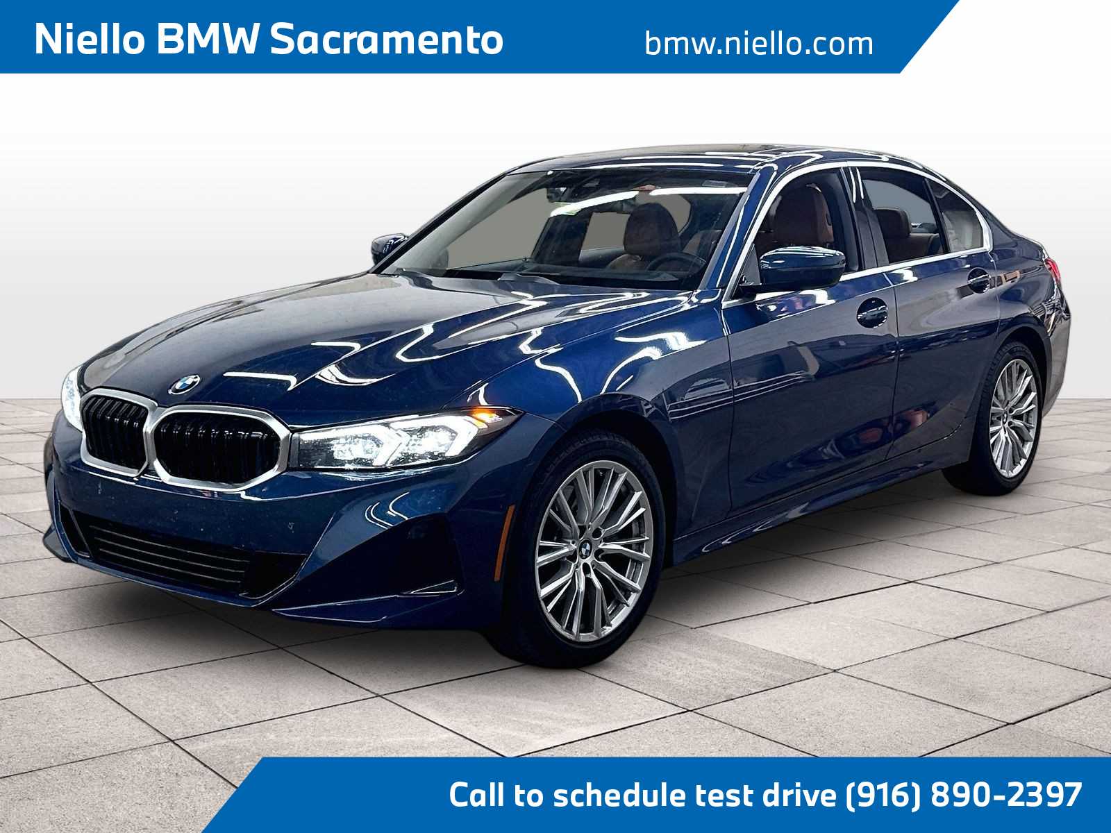 Phytonic Blue Metallic 2024 BMW 3 Series 330i xDrive AWD Sedan All-Wheel Drive 8-Speed Automatic