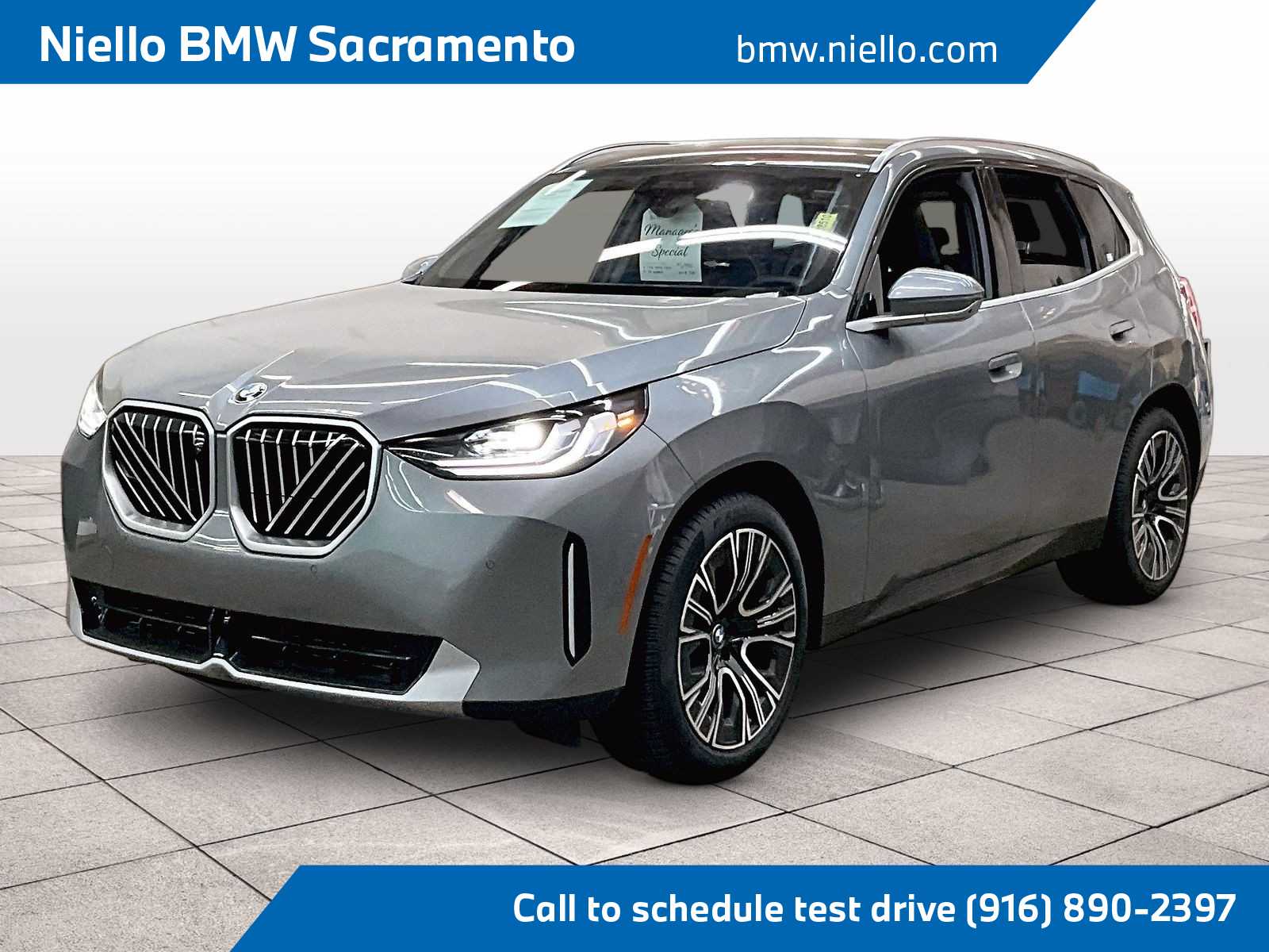 Gray (Skyscraper Grey Metallic) 2026 BMW X3 SUV / Crossover All-Wheel Drive 8-Speed Automatic