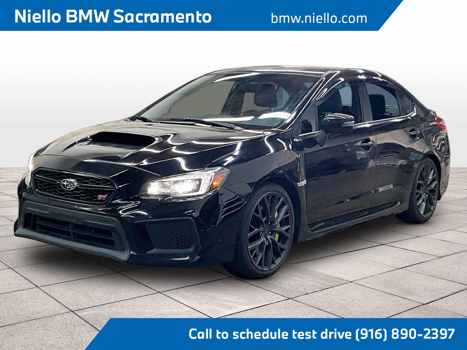 2019 Subaru WRX STI Limited AWD with Low Profile Spoiler