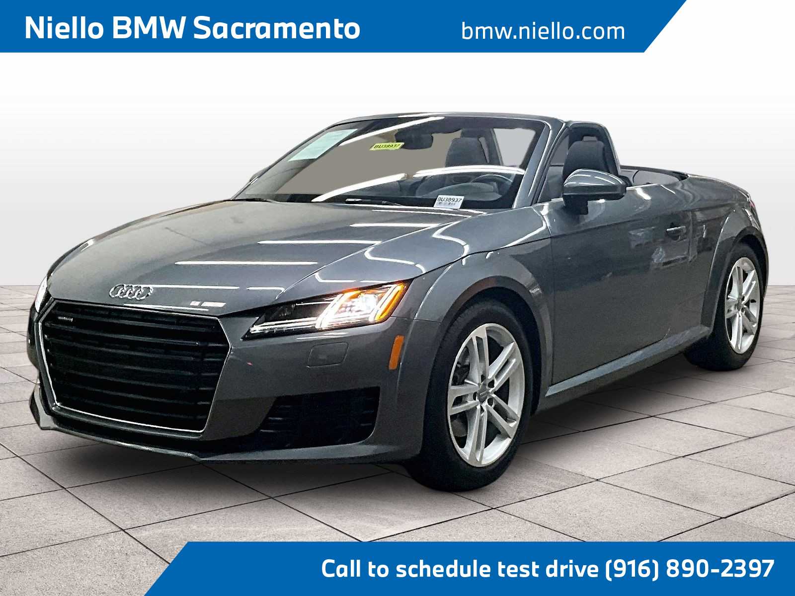 Monsoon Gray Metallic/Black Roof 2017 Audi TT Convertible All-Wheel Drive 6-Speed Automatic