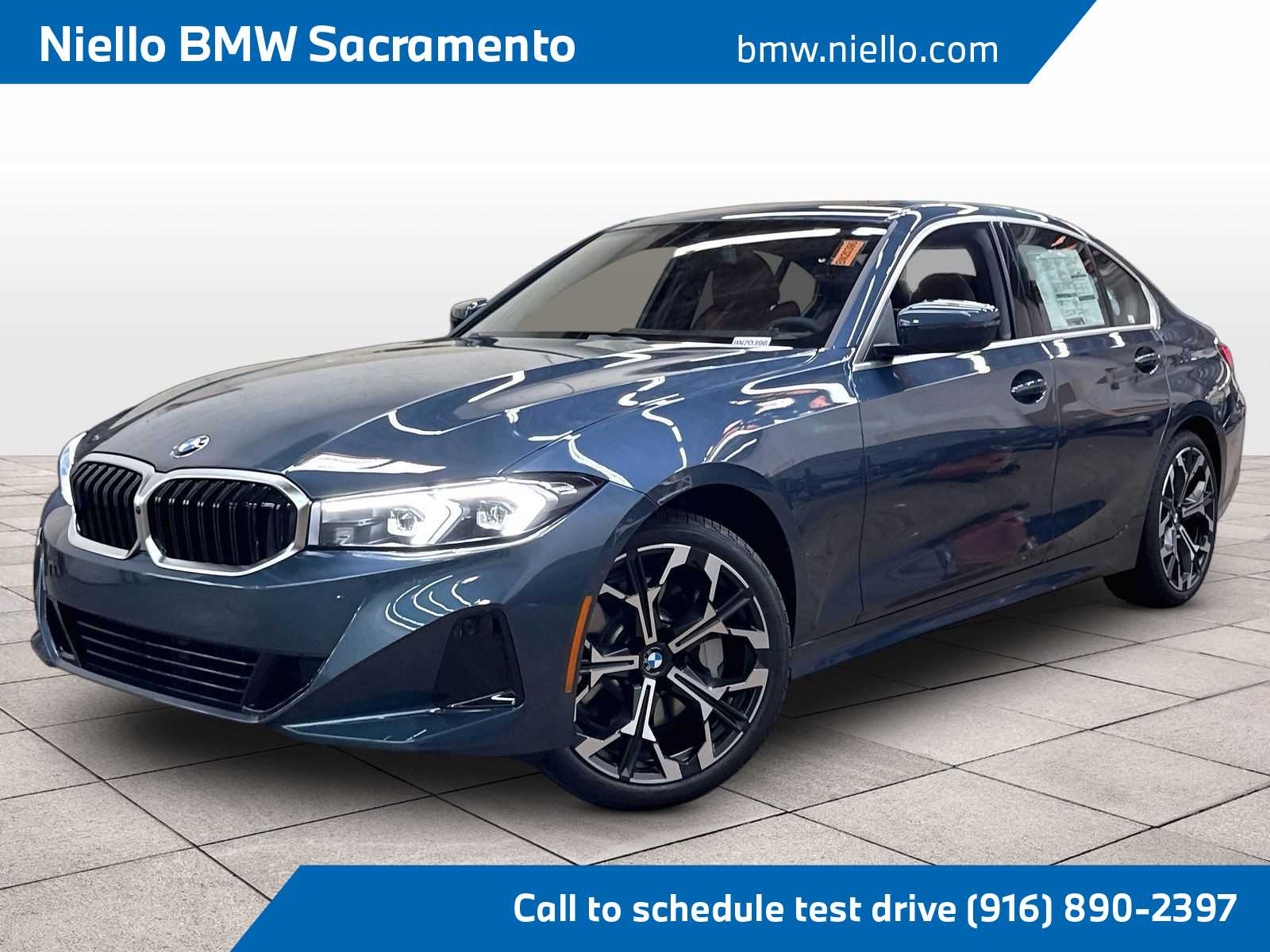 Arctic Race Blue Metallic 2026 BMW 3 Series Sedan All-Wheel Drive 8-Speed Automatic