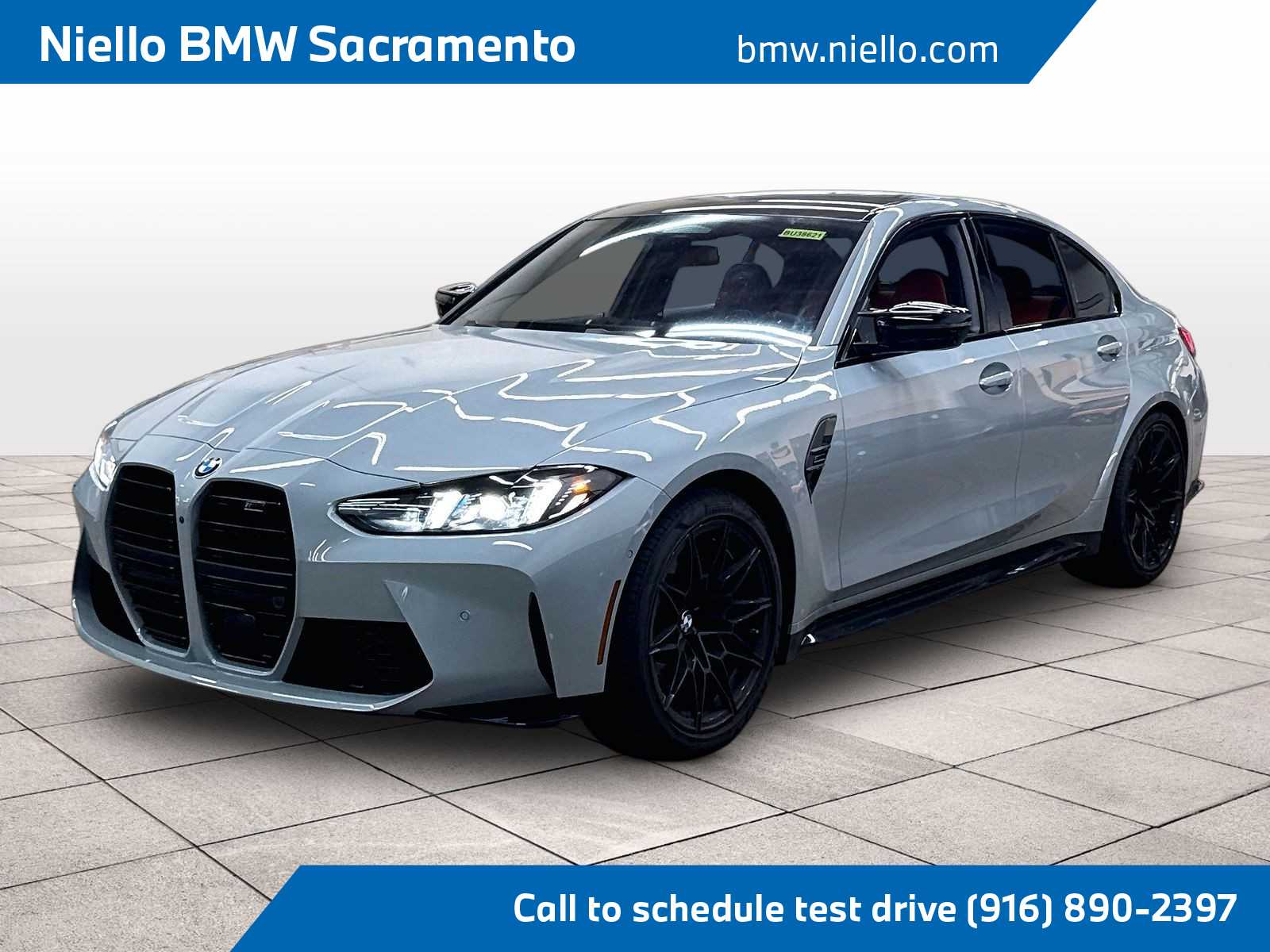 Gray (Brooklyn Grey Metallic) 2026 BMW M3 Sedan All-Wheel Drive 8-Speed Automatic