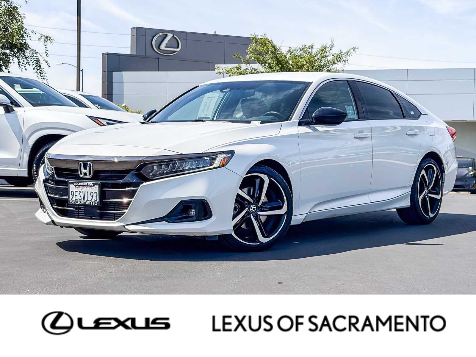Platinum White Pearl 2022 Honda Accord Sedan Front-Wheel Drive Continuously Variable Transmission