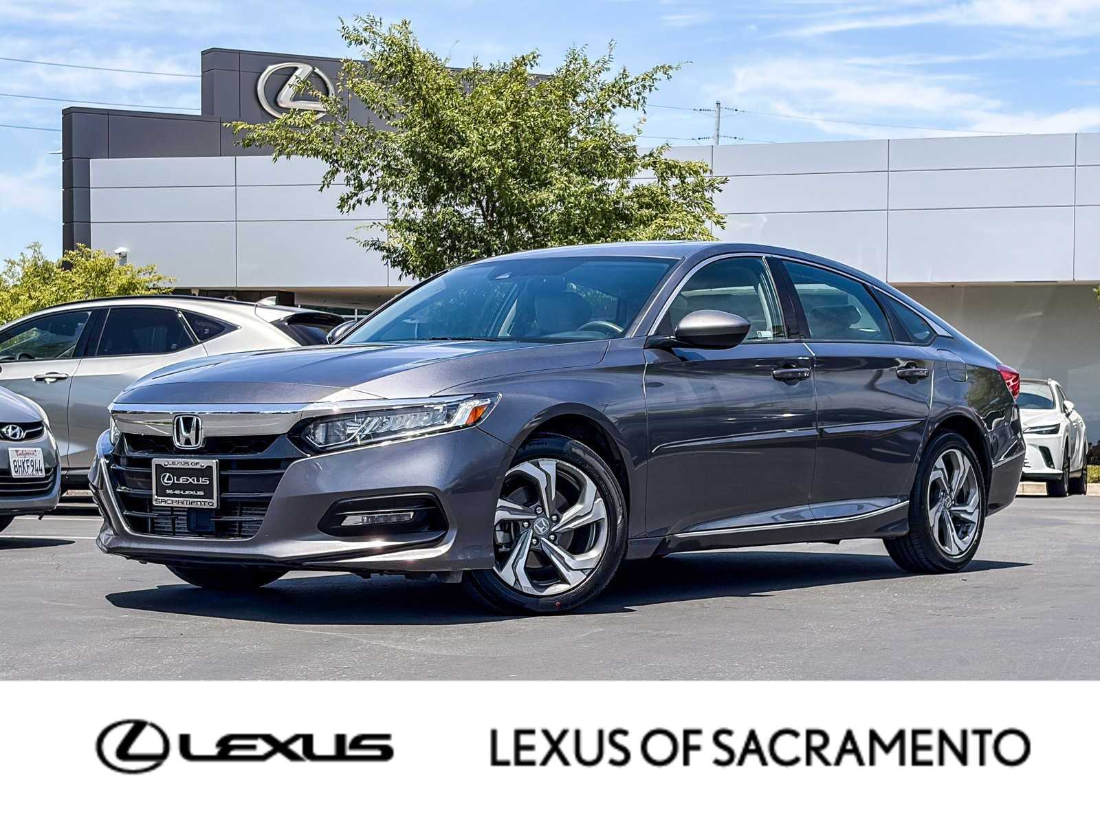 Gray (Modern Steel Metallic) 2020 Honda Accord Sedan Front-Wheel Drive Continuously Variable Transmission