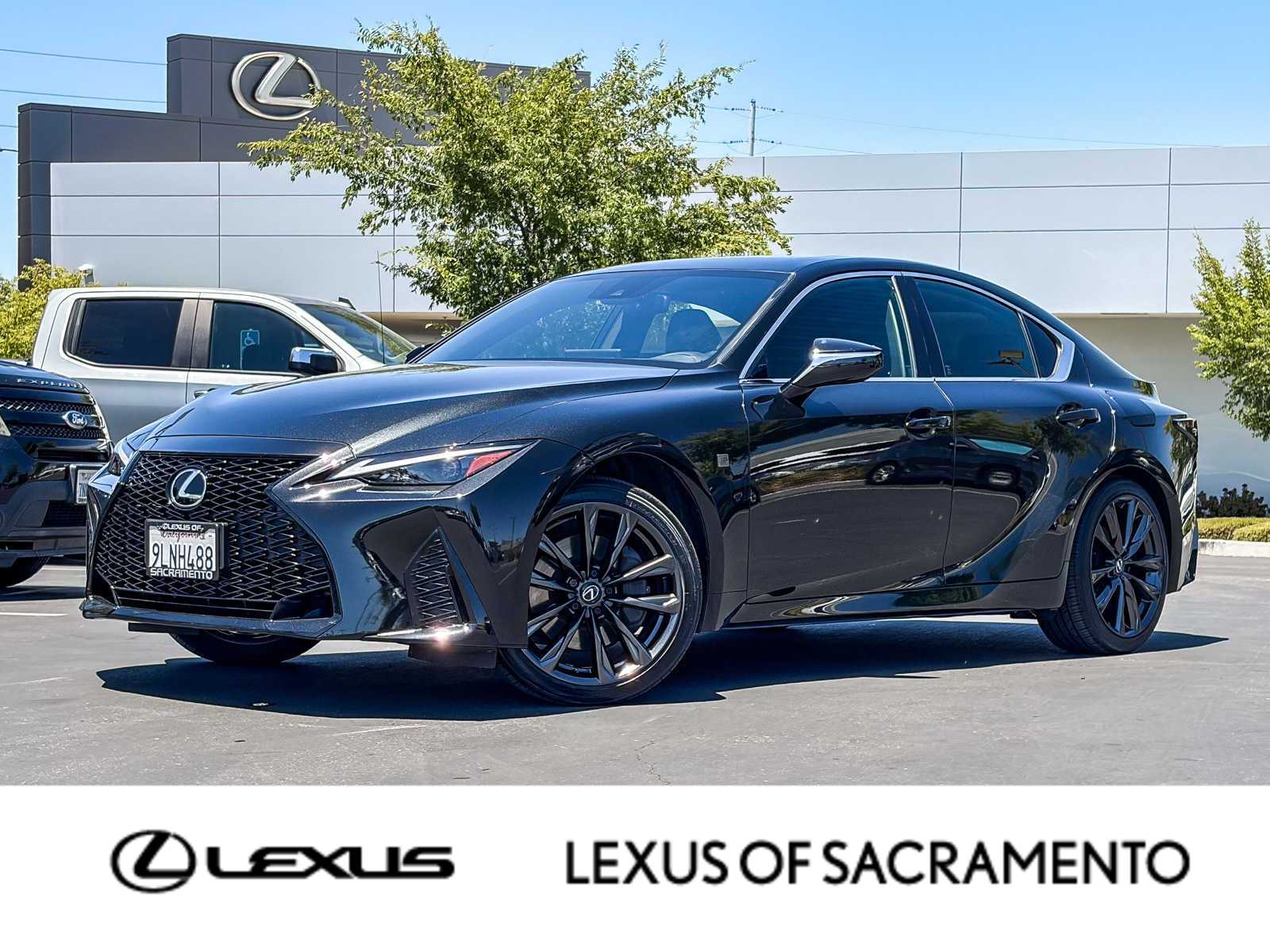Black (Caviar) 2024 Lexus IS Sedan All-Wheel Drive 6-Speed Automatic
