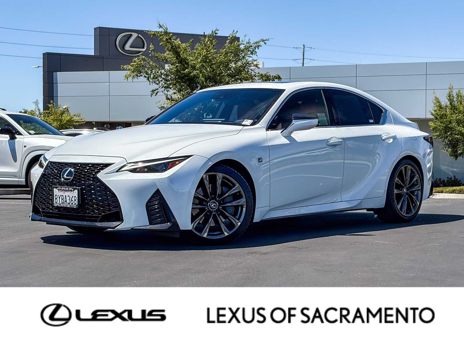 Ultra White 2021 Lexus IS Sedan Rear-Wheel Drive 8-Speed Automatic