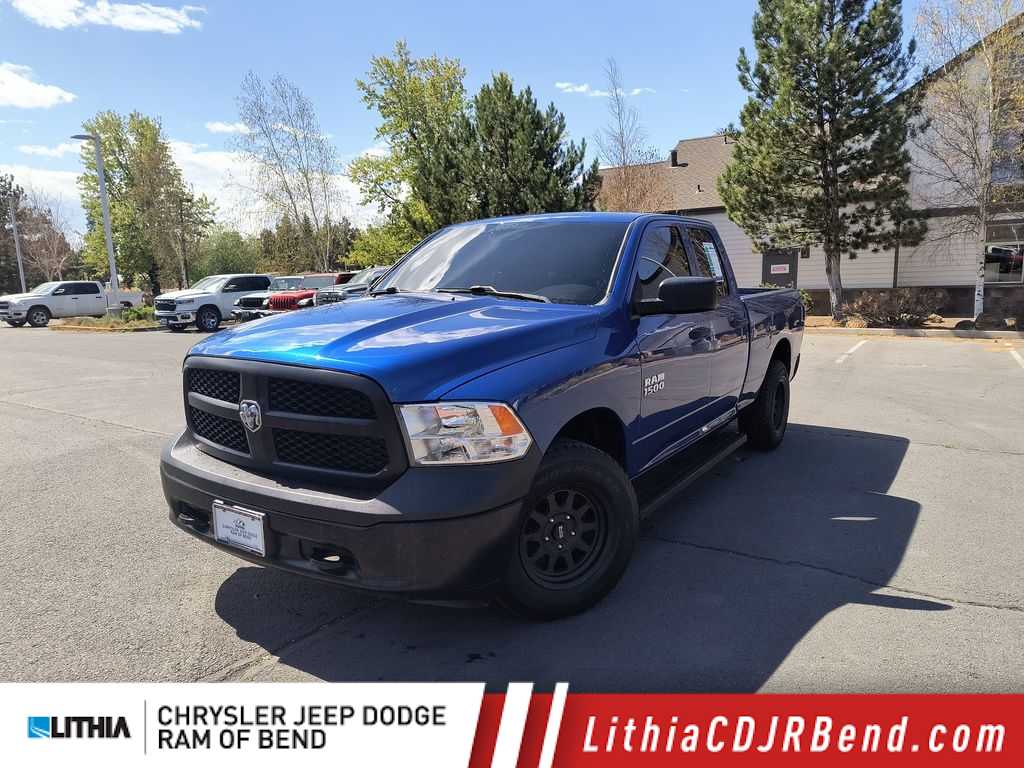 Blue Streak Pearlcoat 2018 RAM 1500 Tradesman Quad Cab 4WD Pickup Truck Four-Wheel Drive 8-Speed Automatic