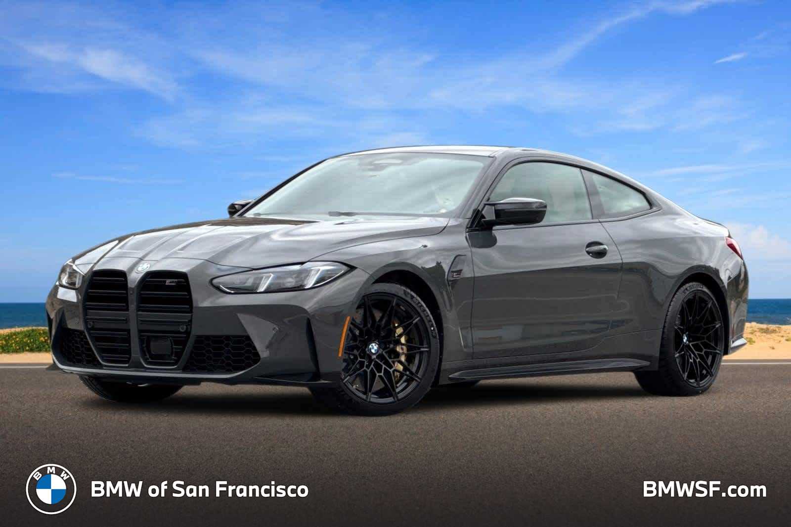 Gray (Dravit Grey Metallic) 2026 BMW M4 Coupe Rear-Wheel Drive Automatic