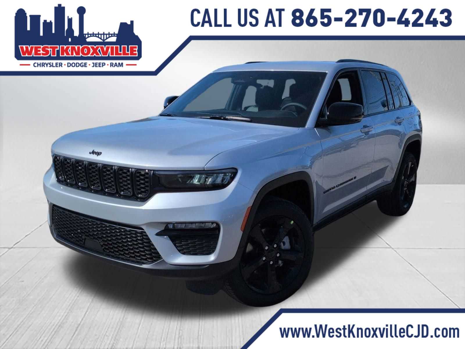 Silver Zynith 2025 Jeep Grand Cherokee Limited 4WD SUV / Crossover Four-Wheel Drive 8-Speed Automatic