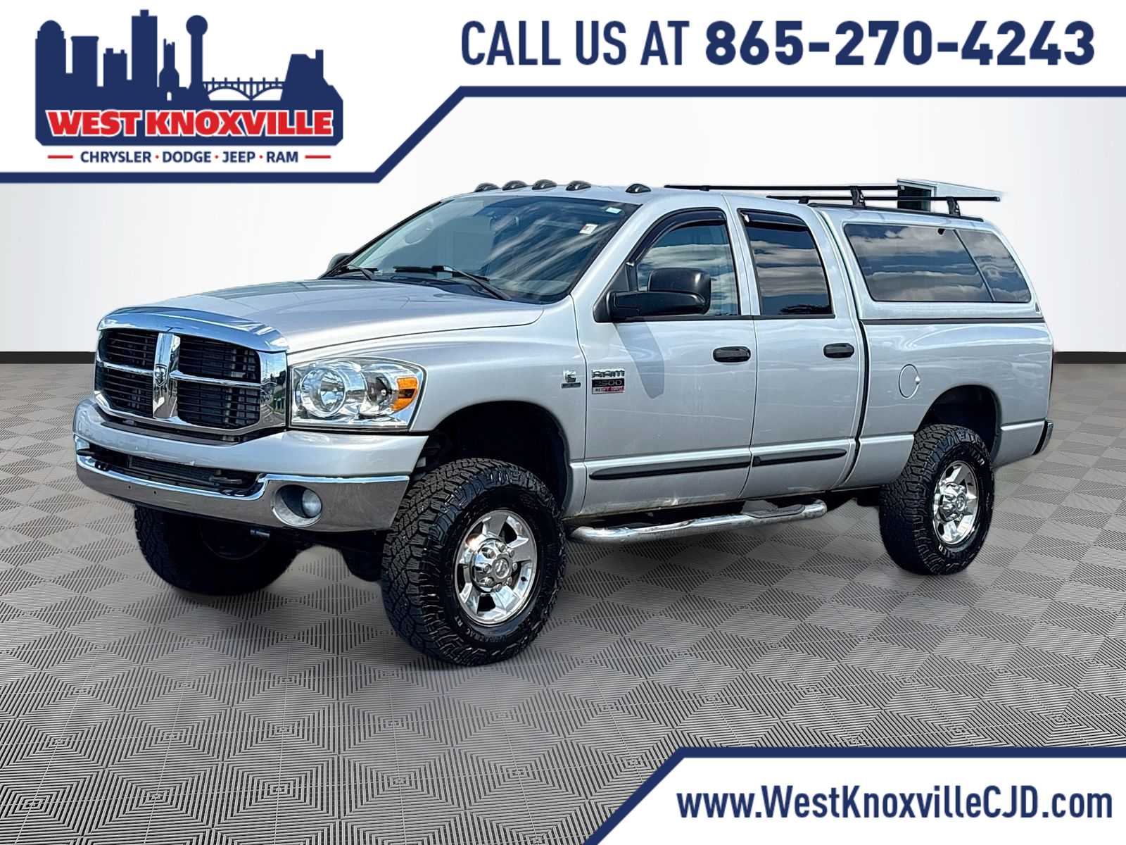 Silver 2007 Dodge RAM 2500 Pickup Truck Four-Wheel Drive 6-Speed Automatic