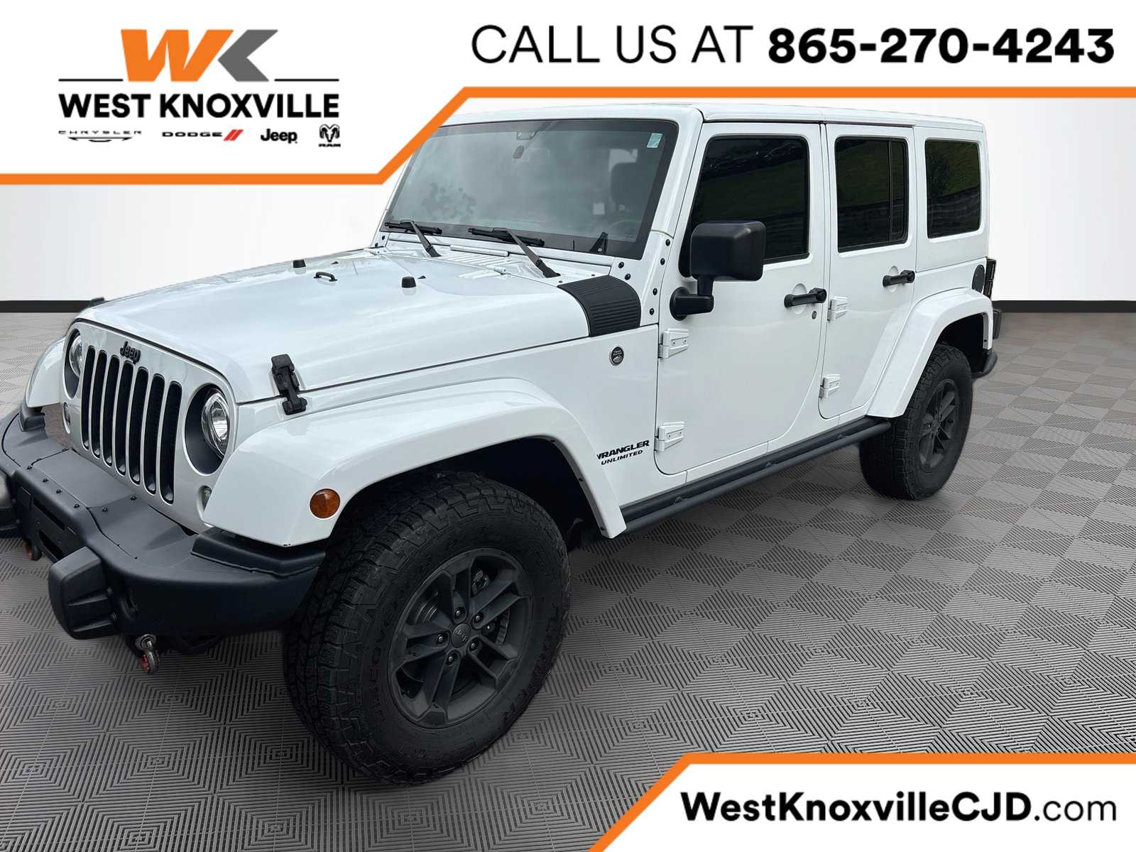 Bright White Clearcoat 2017 Jeep Wrangler SUV / Crossover Four-Wheel Drive 5-Speed Automatic