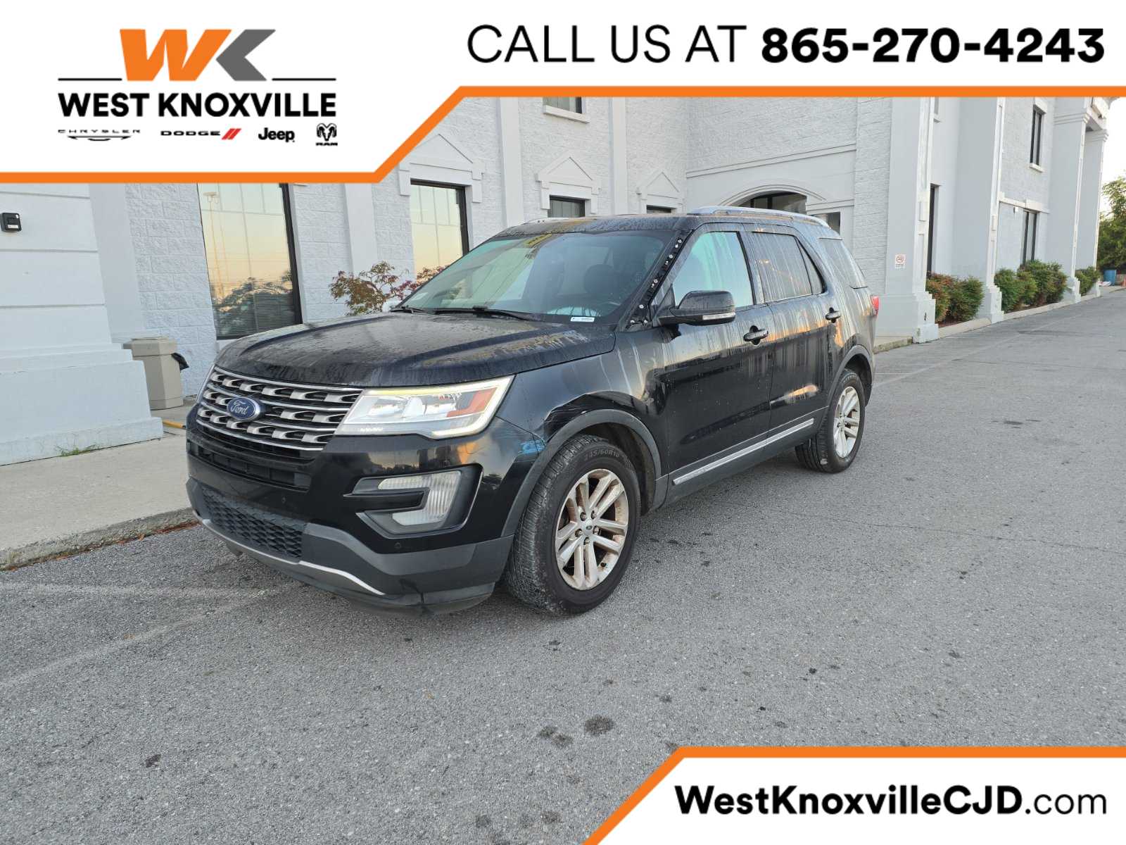 Shadow Black 2017 Ford Explorer SUV / Crossover Front-Wheel Drive 6-Speed Automatic