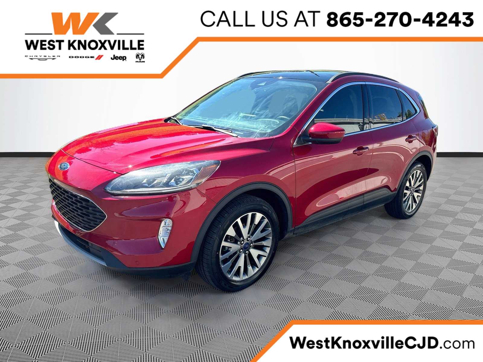 Rapid Red Metallic Tinted Clearcoat 2022 Ford Escape SUV / Crossover All-Wheel Drive 8-Speed Automatic