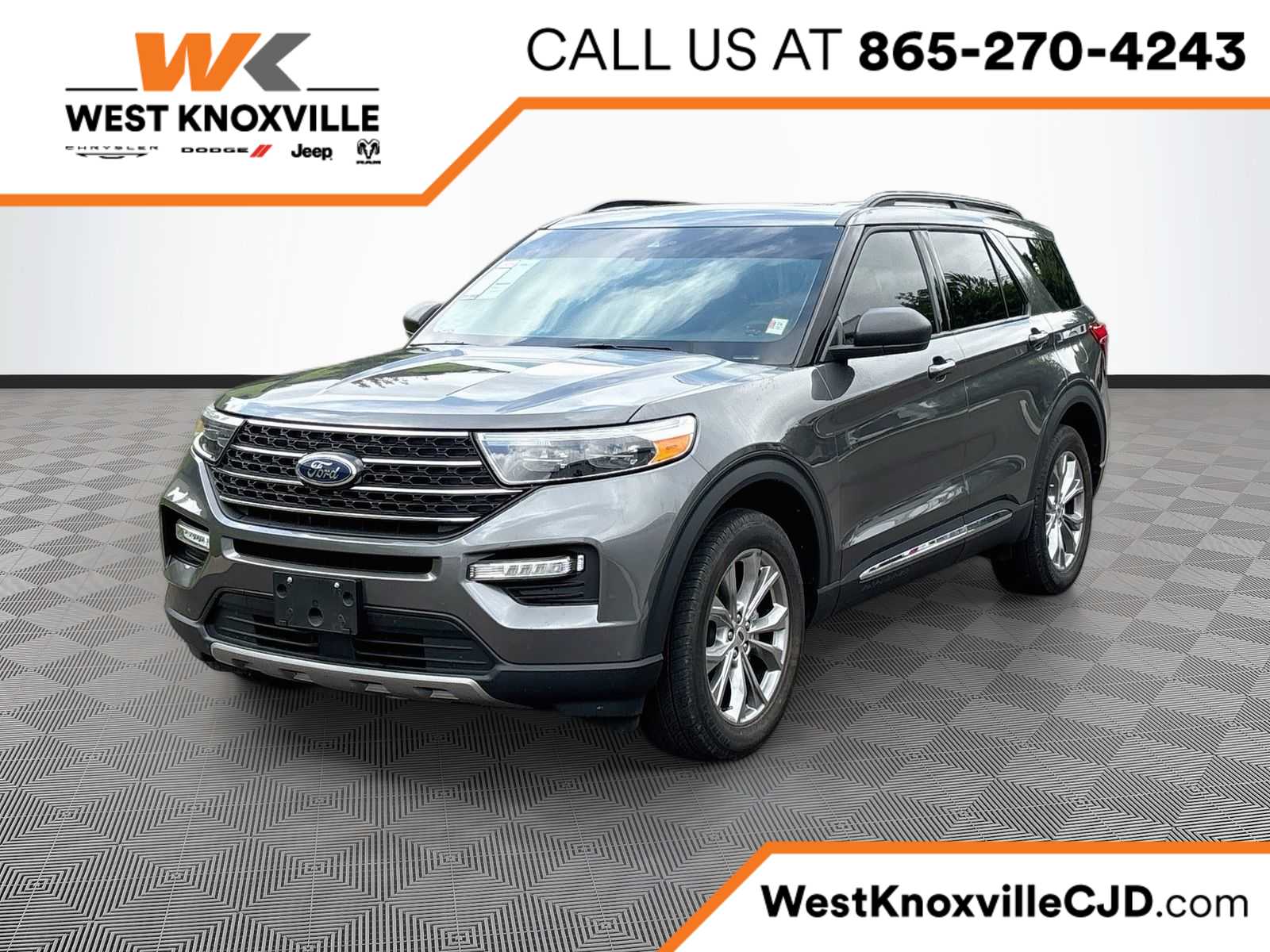 Carbonized Gray Metallic 2023 Ford Explorer SUV / Crossover All-Wheel Drive Automatic