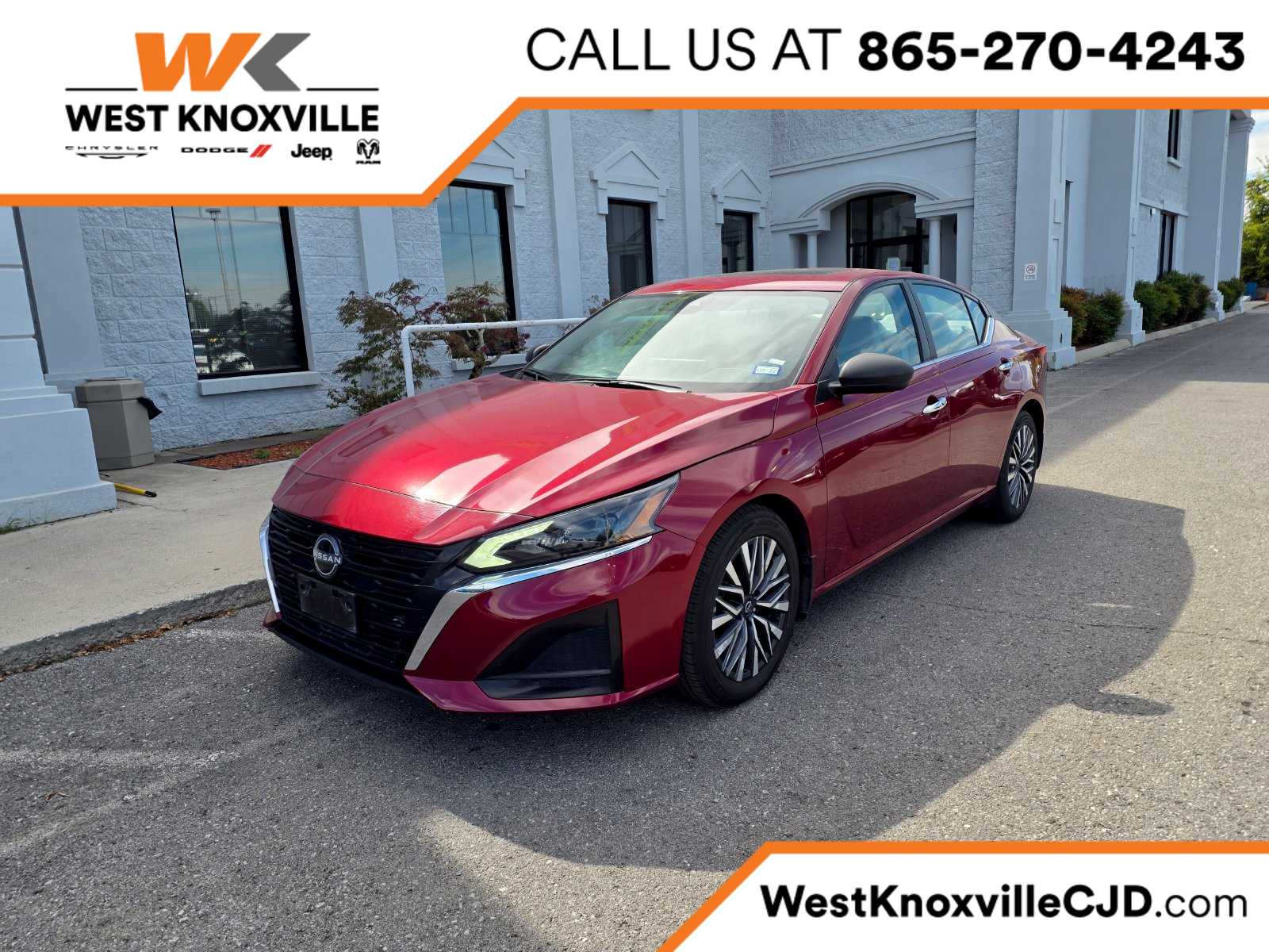Red (Scarlet Ember) 2025 Nissan Altima Sedan Front-Wheel Drive Continuously Variable Transmission