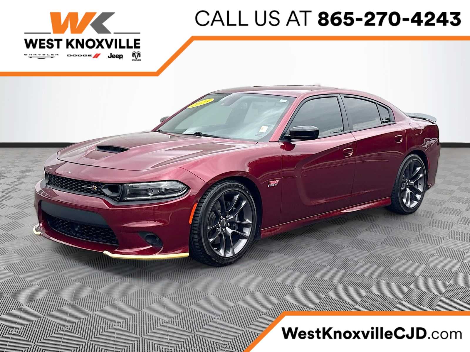 Octane Red Pearlcoat 2023 Dodge Charger Sedan Rear-Wheel Drive 8-Speed Automatic