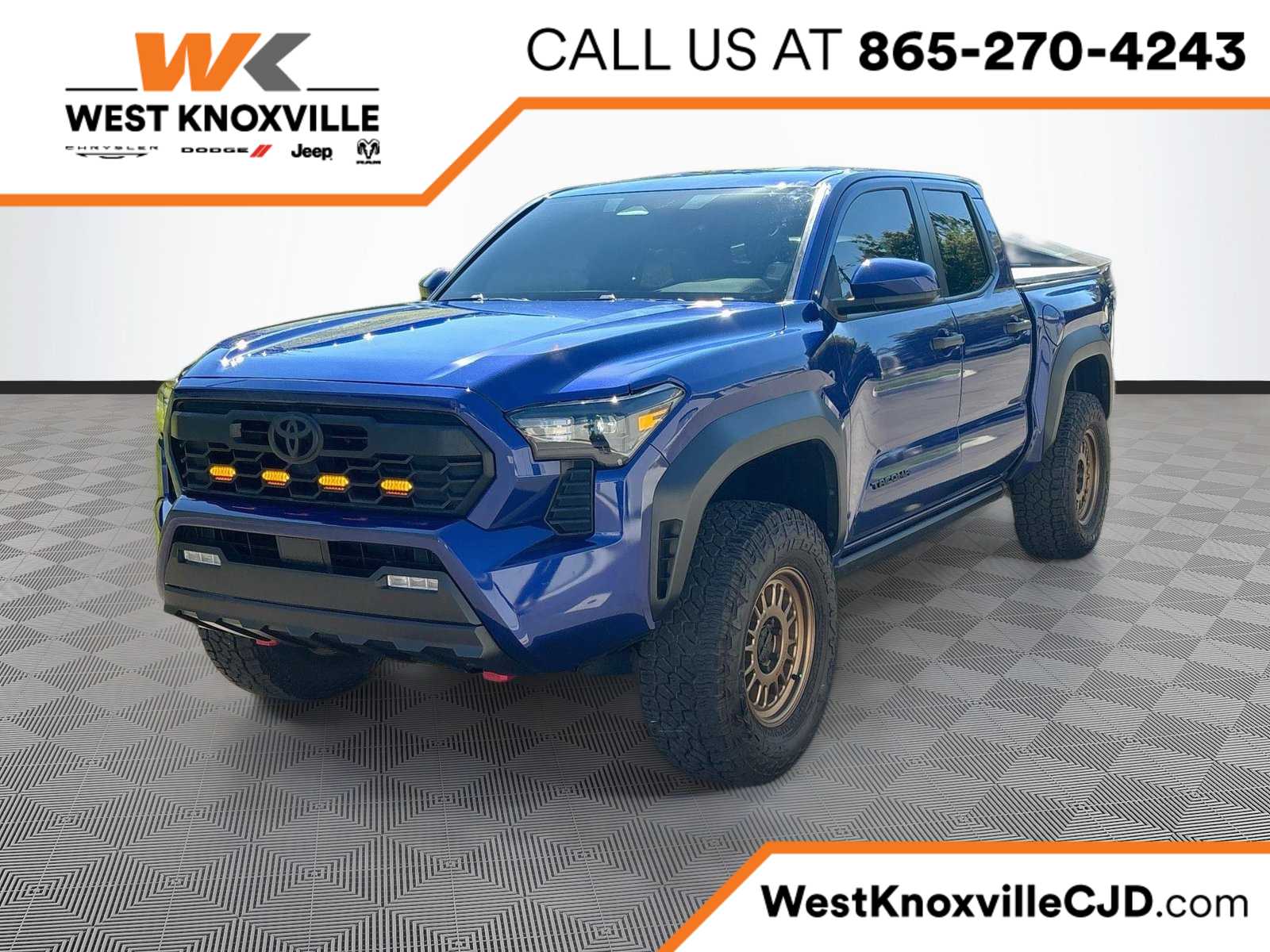 Blue Crush Metallic 2025 Toyota Tacoma Pickup Truck Four-Wheel Drive Automatic