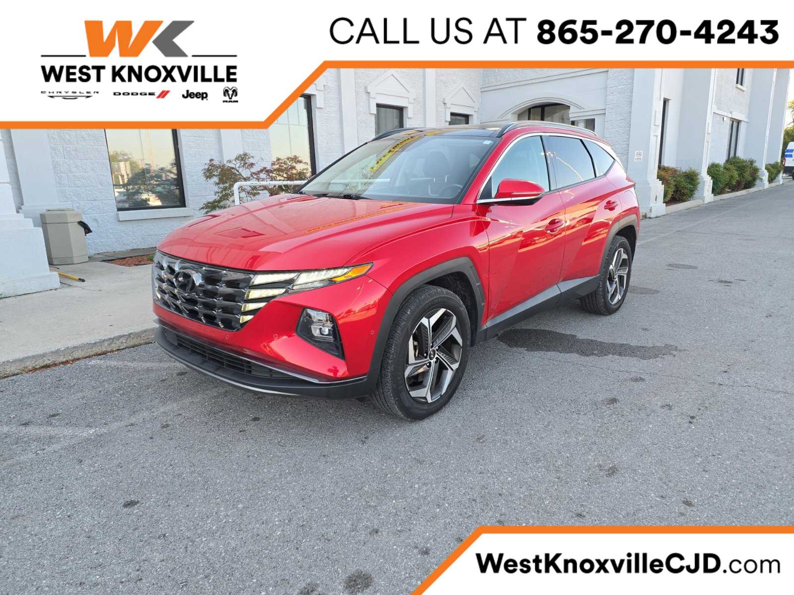 Calypso Red 2023 Hyundai Tucson SUV / Crossover All-Wheel Drive 8-Speed Automatic