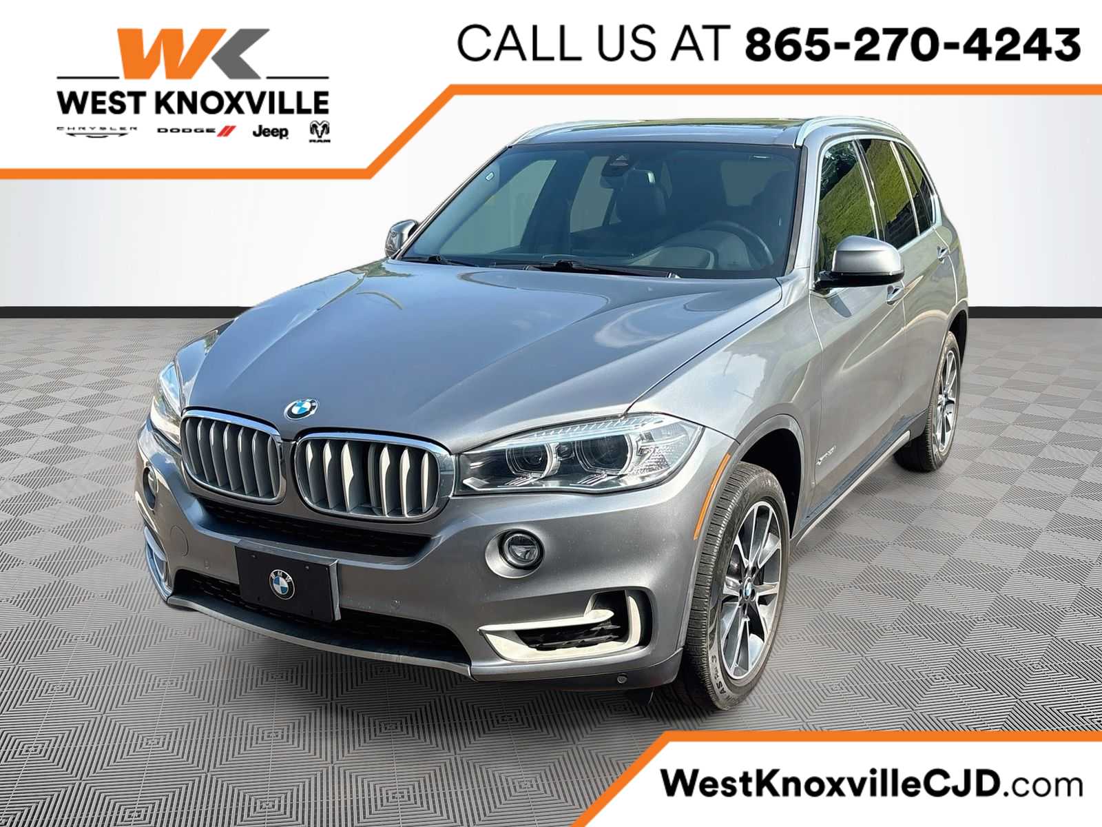 Gray 2018 BMW X5 SUV / Crossover All-Wheel Drive 8-Speed Automatic