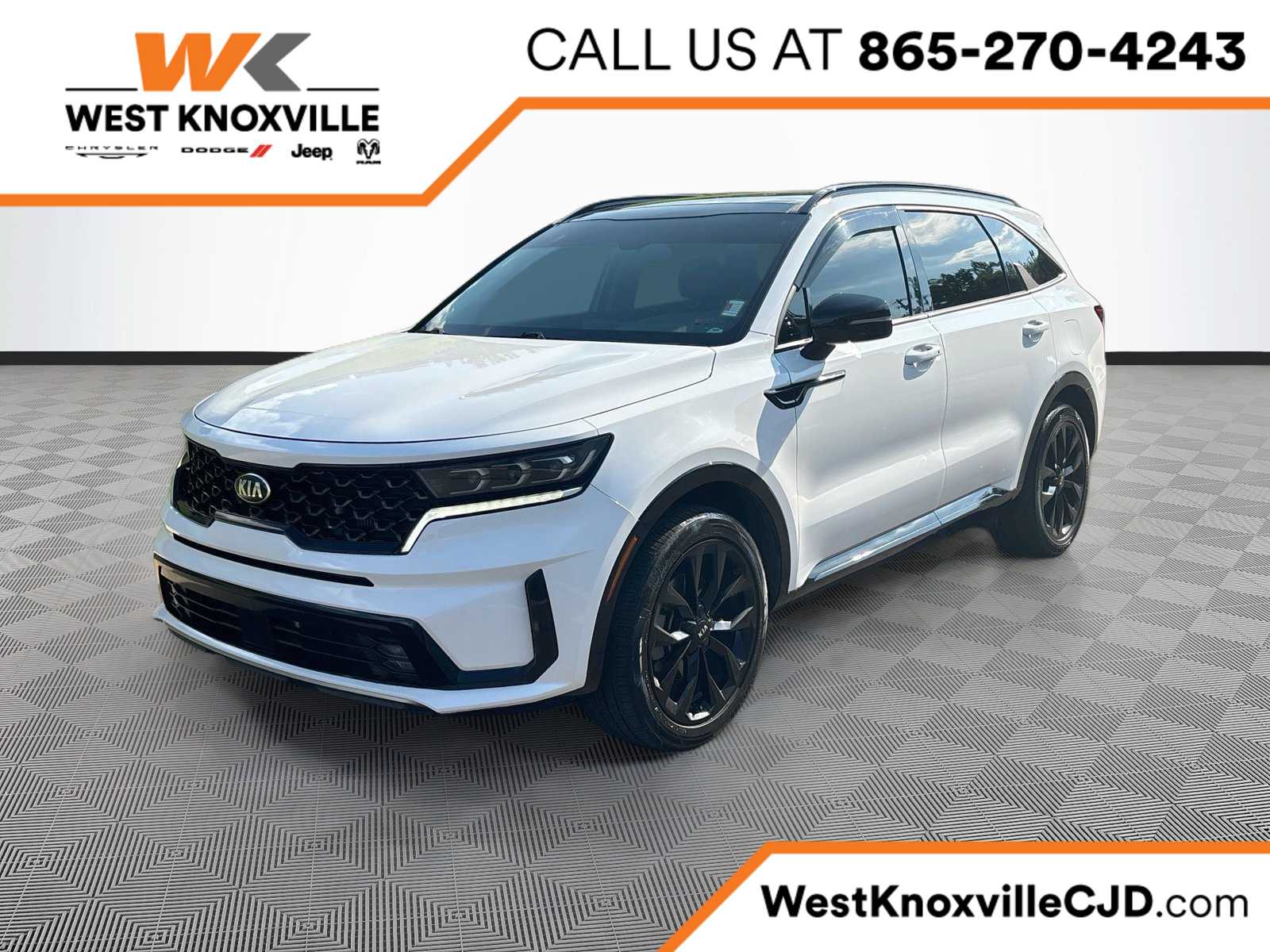 Glacial White Pearl 2021 Kia Sorento SUV / Crossover Front-Wheel Drive 8-Speed Automatic