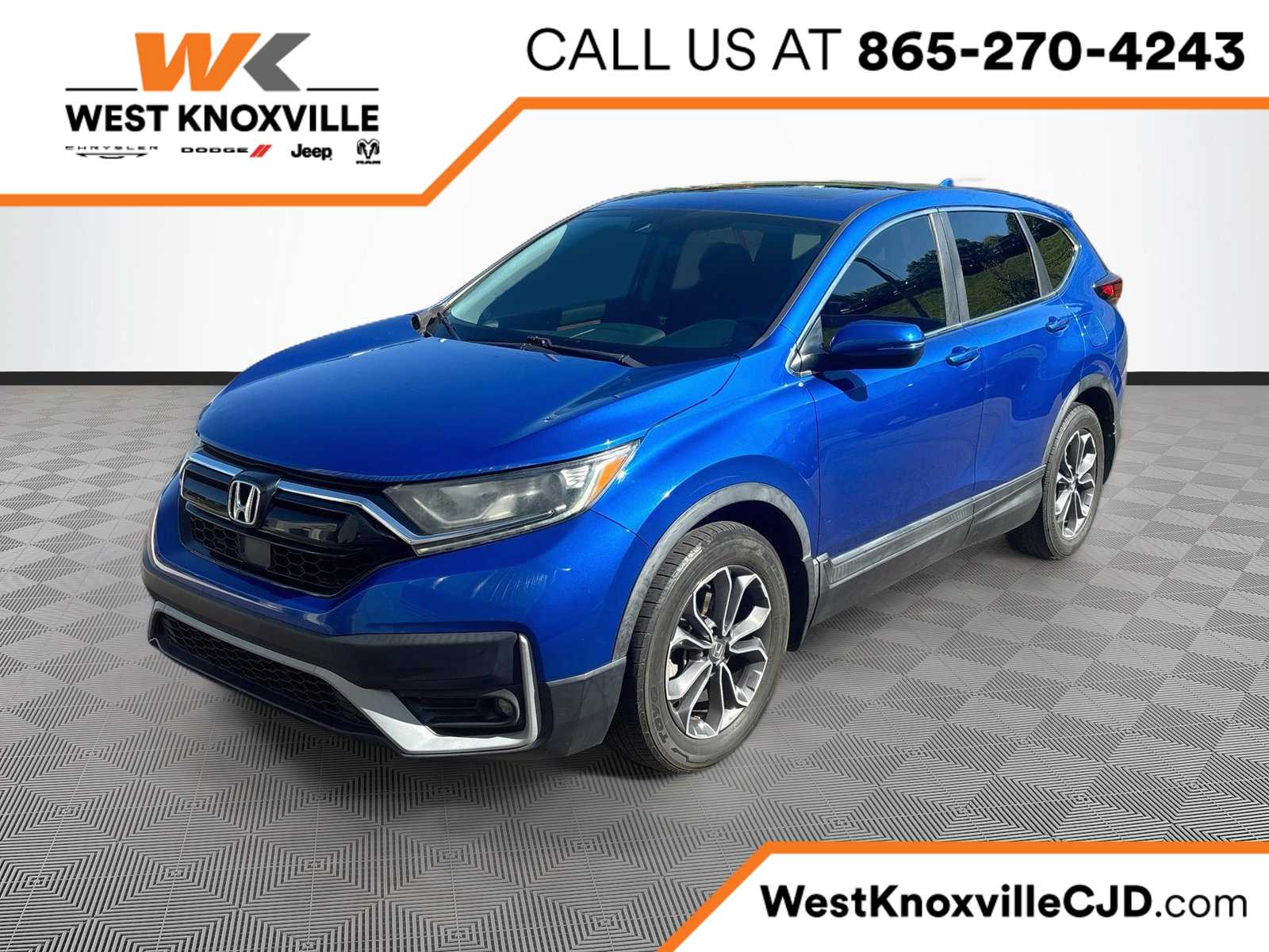 Aegean Blue Metallic 2020 Honda CR-V SUV / Crossover Front-Wheel Drive Continuously Variable Transmission
