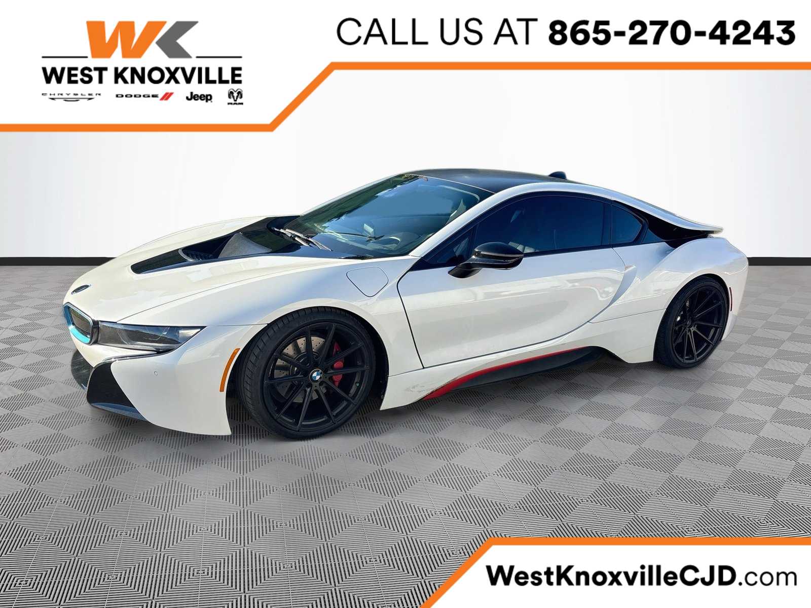 White 2016 BMW i8 Coupe All-Wheel Drive 6-Speed Automatic