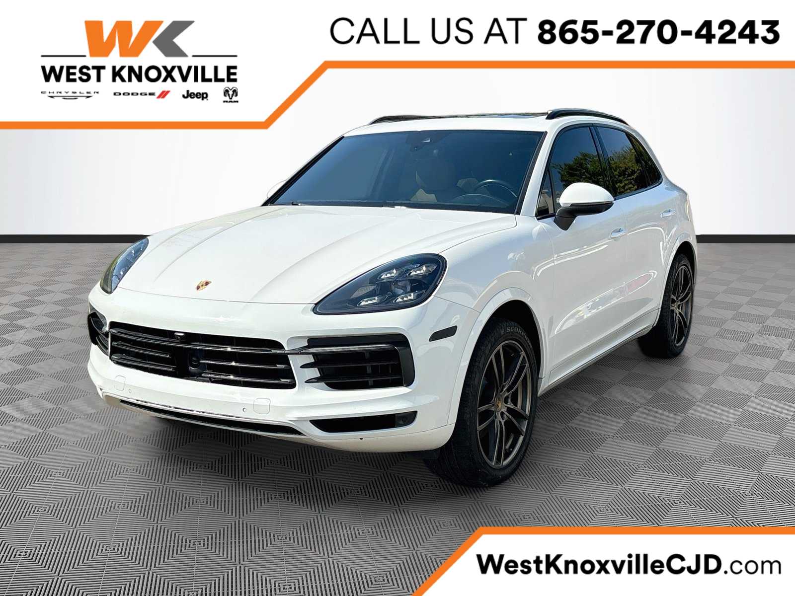 White 2020 Porsche Cayenne SUV / Crossover All-Wheel Drive 8-Speed Automatic
