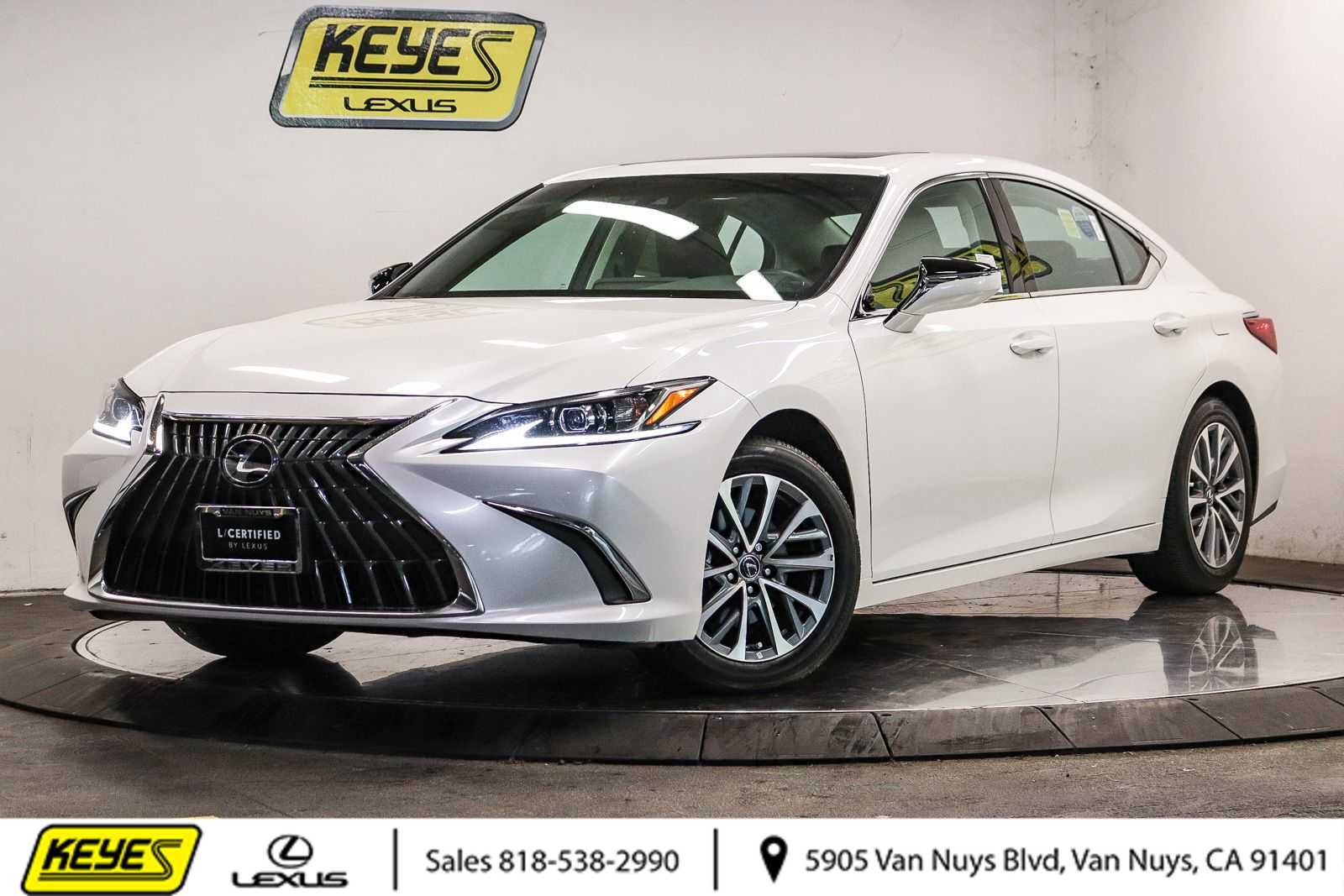 Eminent White Pearl 2025 Lexus ES Sedan Front-Wheel Drive Automatic