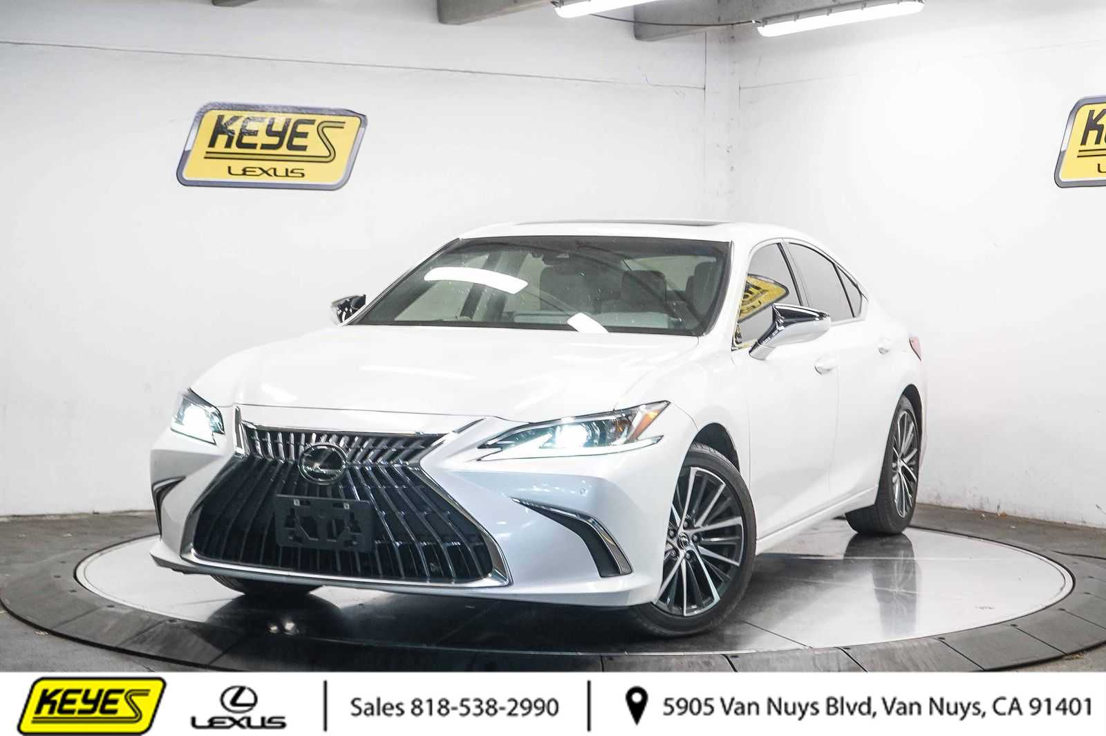 Eminent White Pearl 2024 Lexus ES 350 FWD Sedan Front-Wheel Drive 8-Speed Automatic