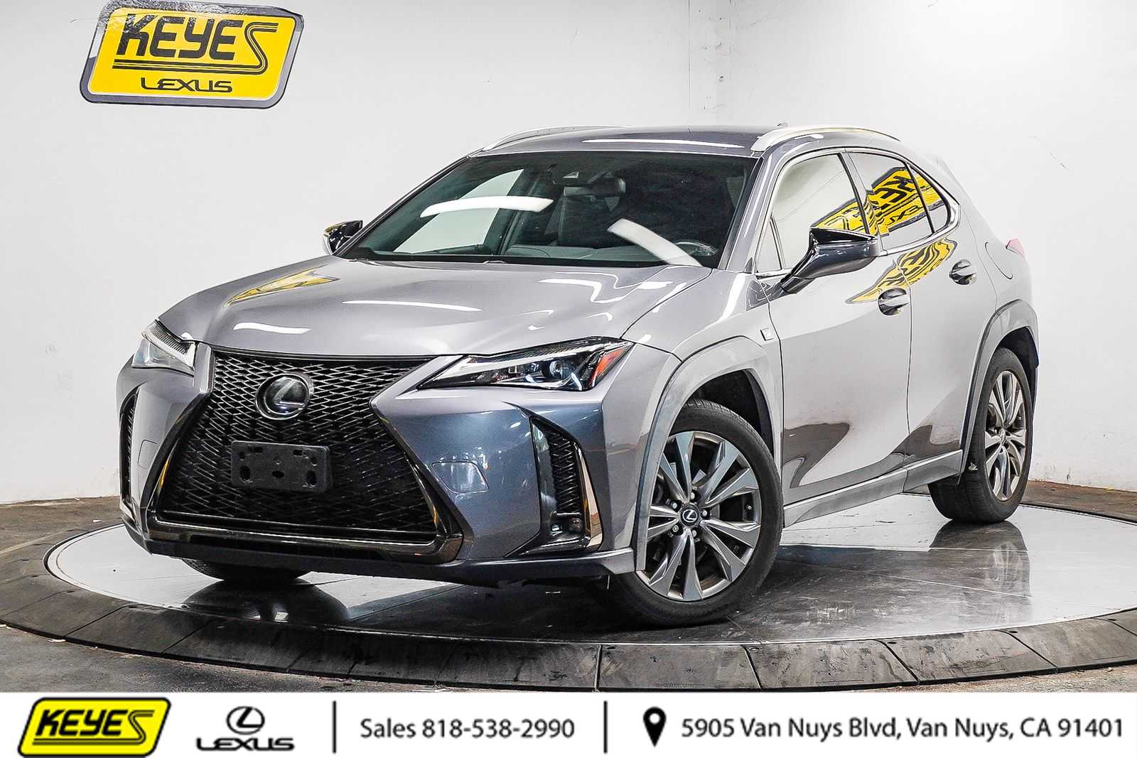 Nebula Gray Pearl 2020 Lexus UX 200 F Sport FWD SUV / Crossover Front-Wheel Drive Continuously Variable Transmission