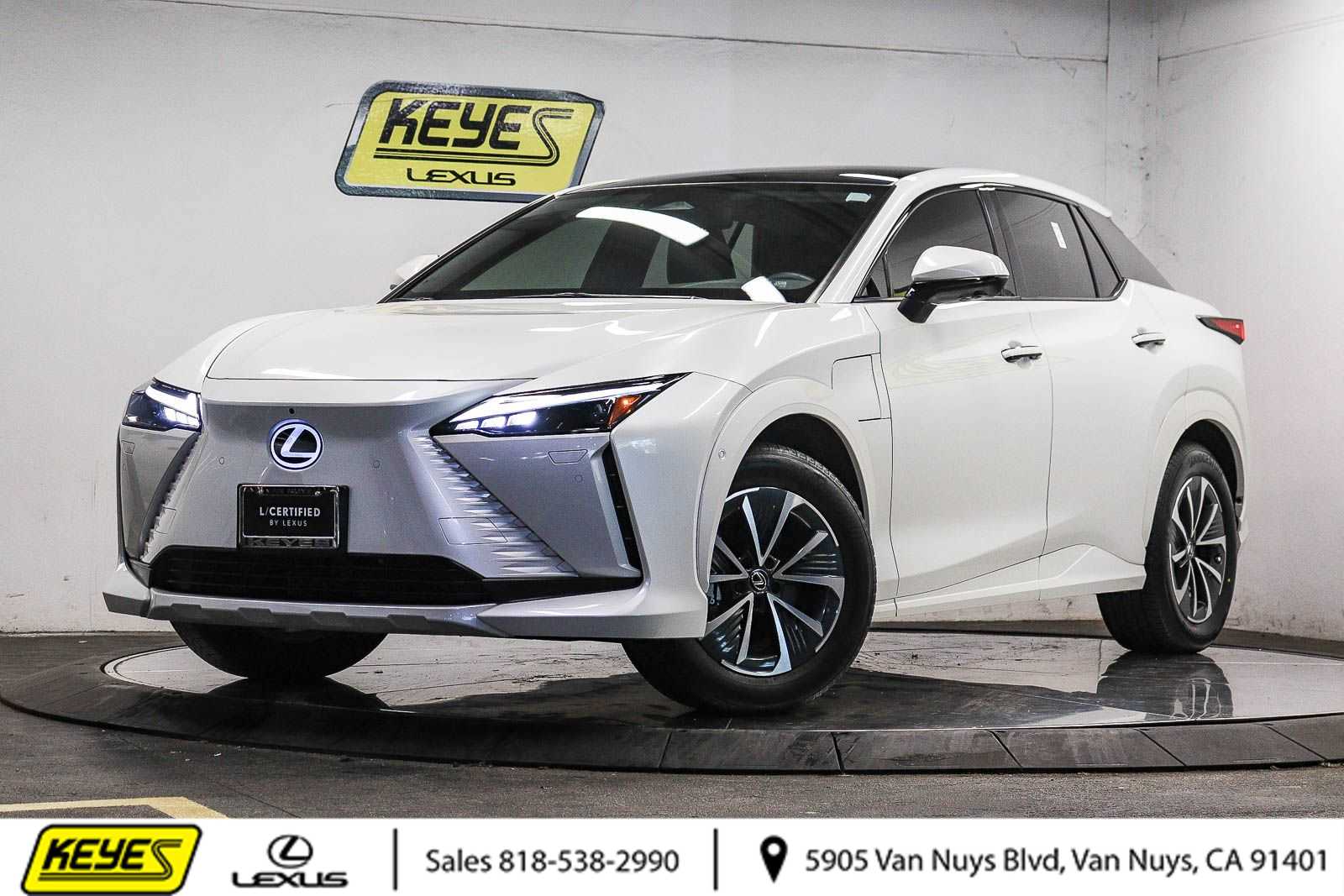 Eminent White Pearl 2023 Lexus RZ 450e Premium AWD with 20 inch Wheels SUV / Crossover All-Wheel Drive 1-Speed Automatic