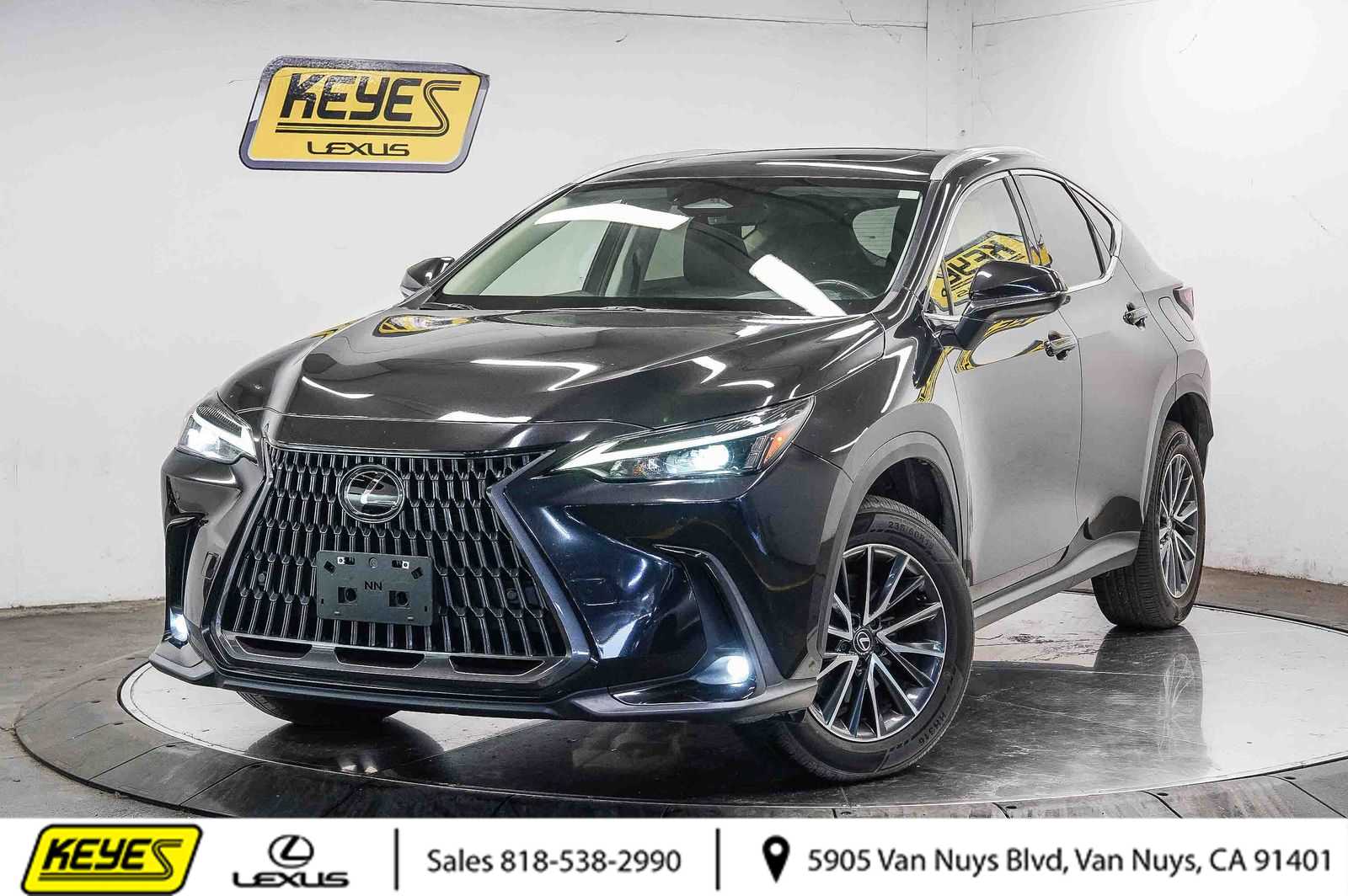 Black (Caviar) 2025 Lexus NX Hybrid SUV / Crossover All-Wheel Drive Continuously Variable Transmission