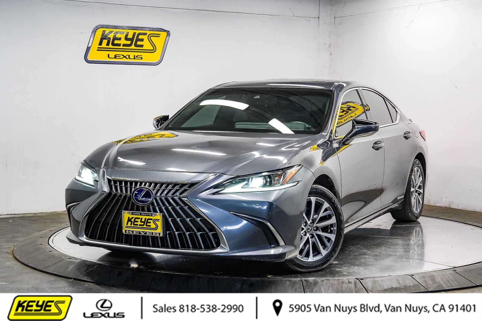 Cloudburst Gray 2022 Lexus ES Hybrid 300h FWD Sedan Front-Wheel Drive Continuously Variable Transmission