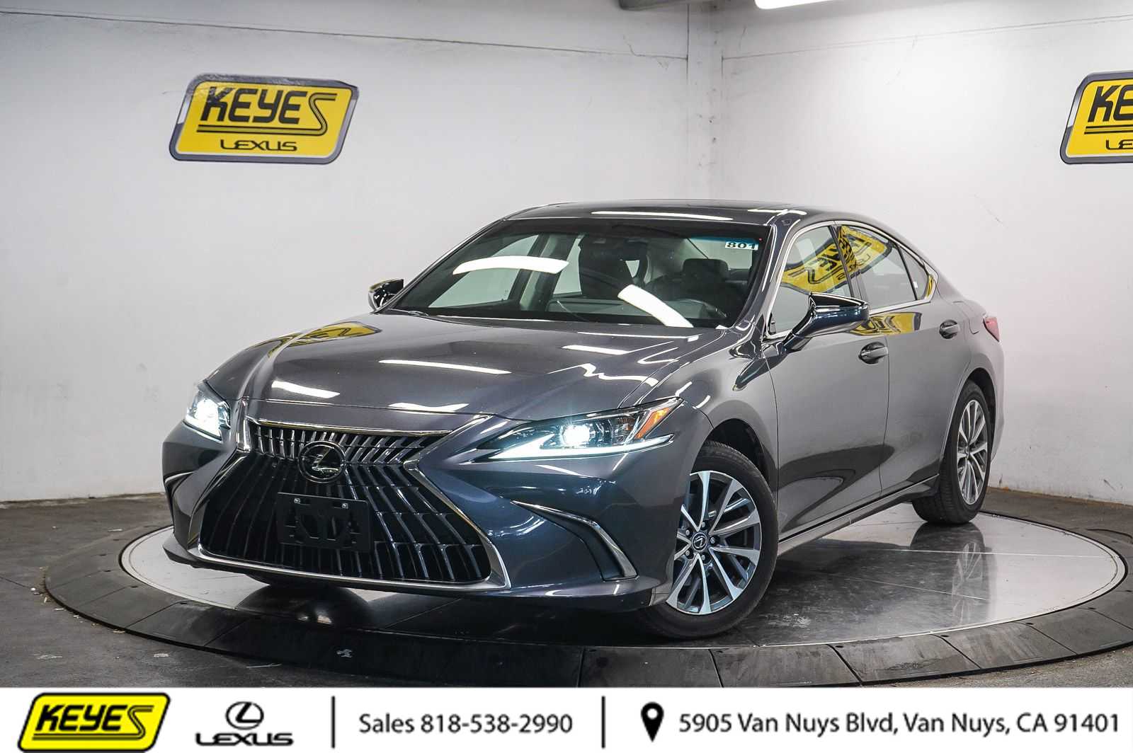 Cloudburst Gray 2025 Lexus ES 350 FWD Sedan Front-Wheel Drive 8-Speed Automatic