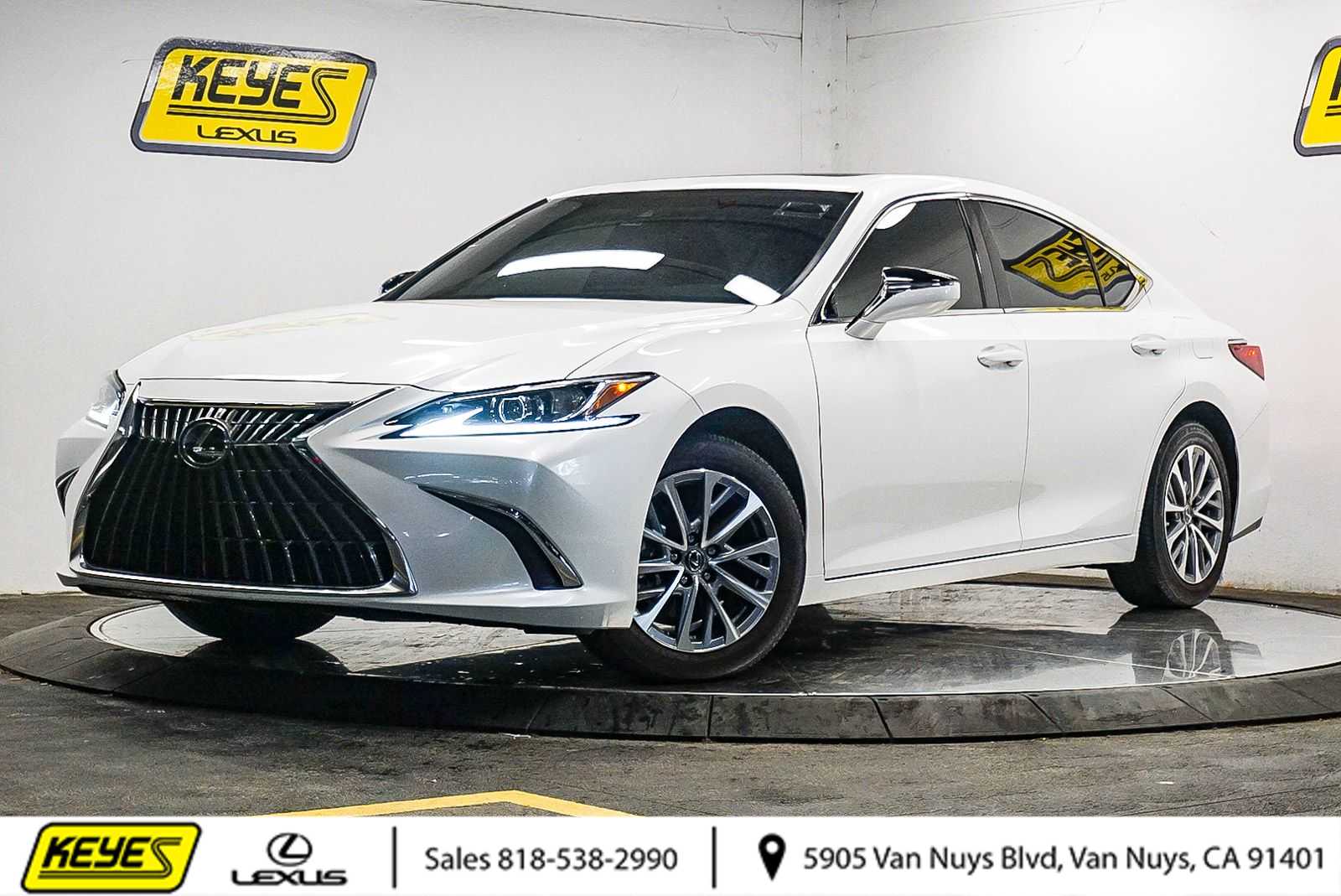 Eminent White Pearl 2025 Lexus ES 350 FWD Sedan Front-Wheel Drive 8-Speed Automatic