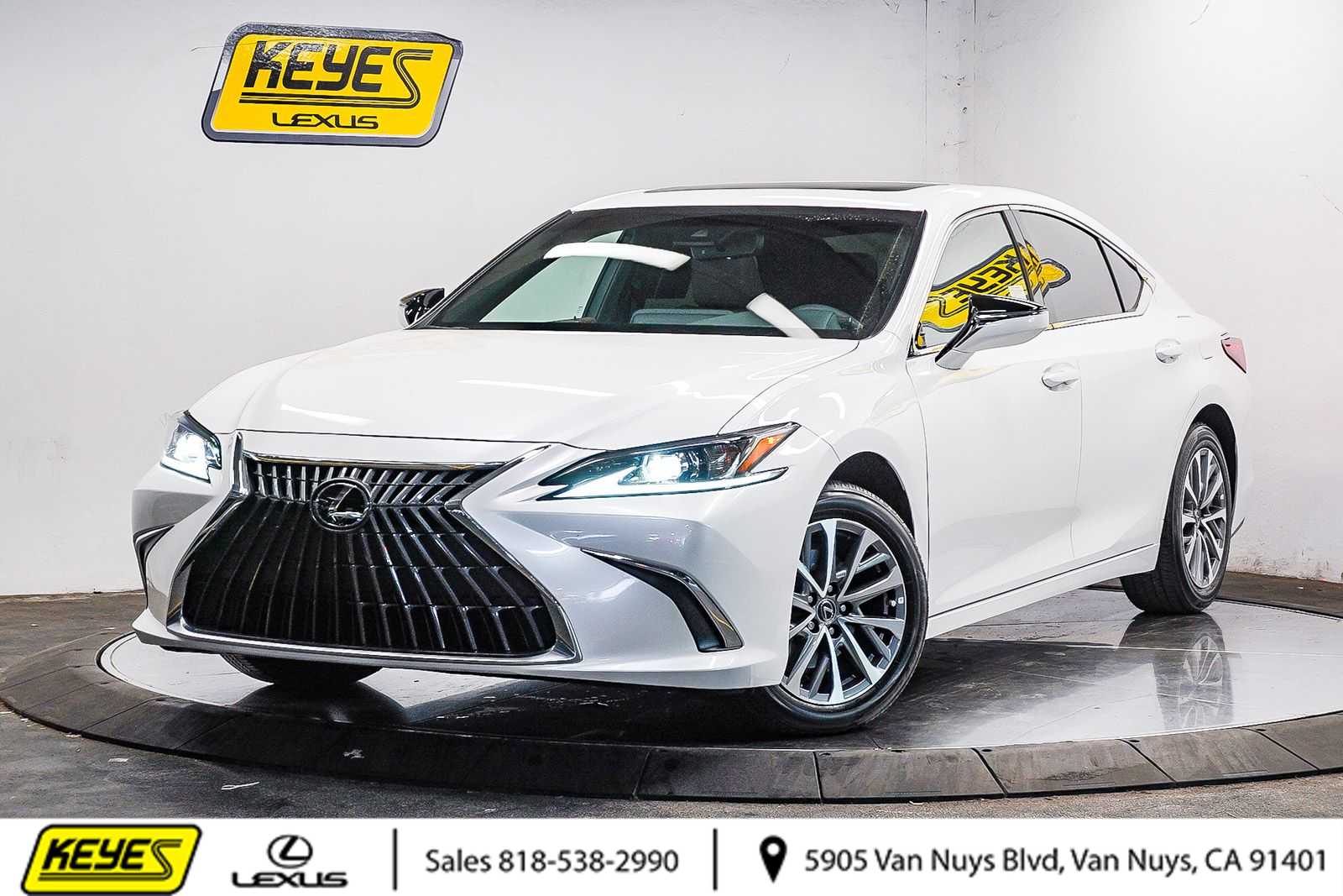 Eminent White Pearl 2025 Lexus ES 350 FWD Sedan Front-Wheel Drive 8-Speed Automatic