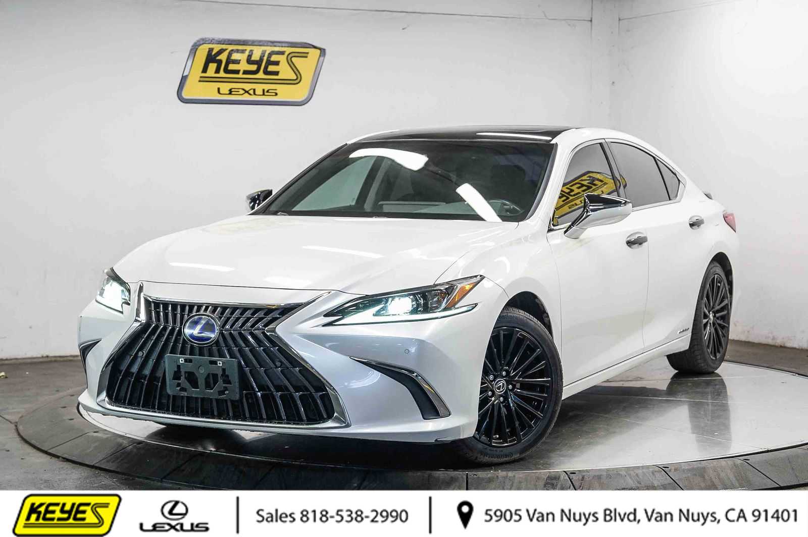 Eminent White Pearl 2022 Lexus ES Hybrid Sedan Front-Wheel Drive Continuously Variable Transmission