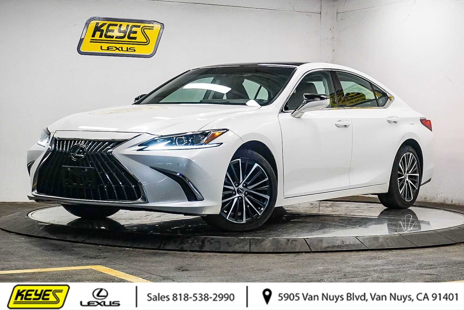Eminent White Pearl 2025 Lexus ES 350 FWD Sedan Front-Wheel Drive 8-Speed Automatic