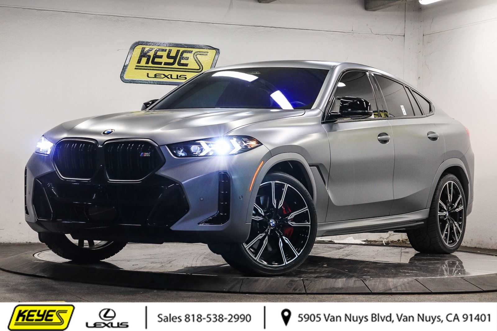 Gray (Frozen Pure Grey Metallic) 2026 BMW X6 SUV / Crossover All-Wheel Drive 8-Speed Automatic