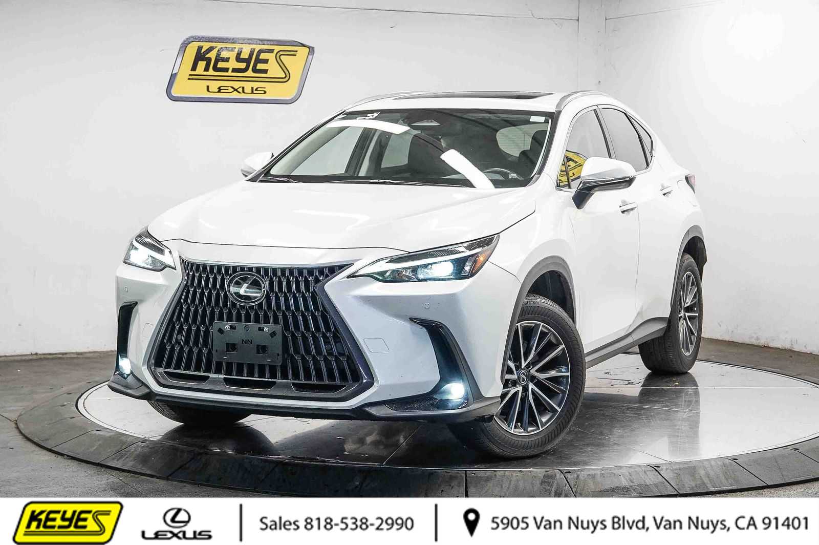 Eminent White Pearl 2024 Lexus NX Hybrid SUV / Crossover All-Wheel Drive Continuously Variable Transmission