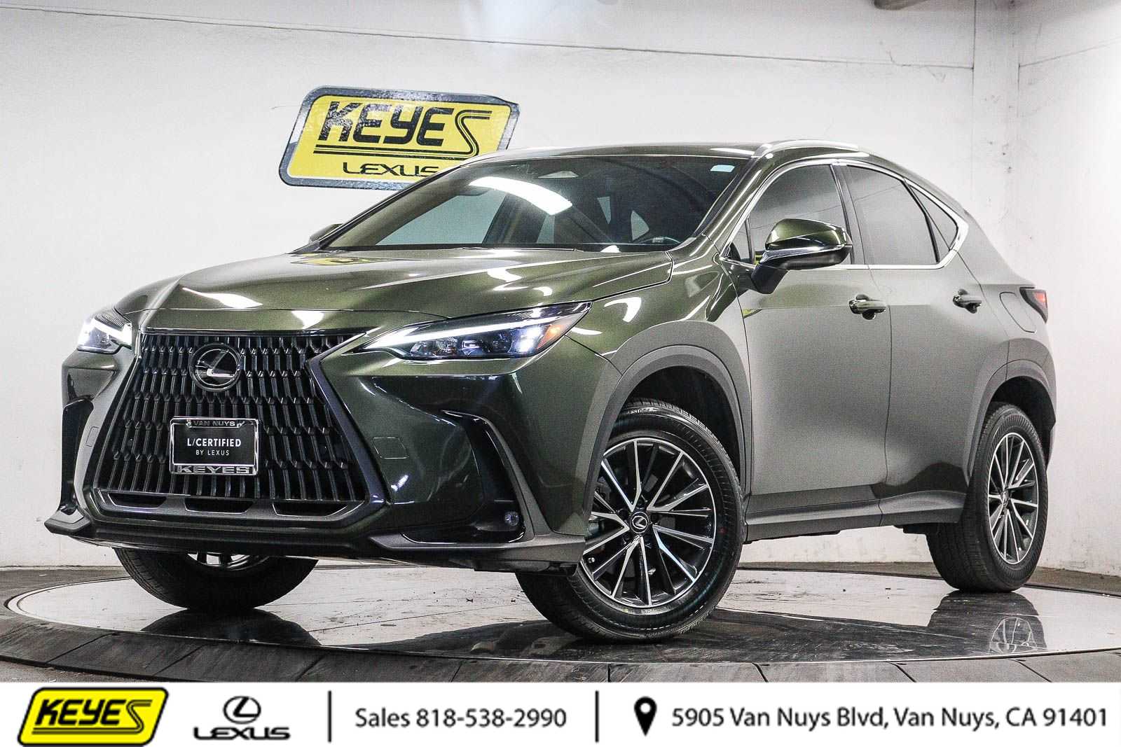Nori Green Pearl 2024 Lexus NX Hybrid 350h Premium AWD SUV / Crossover All-Wheel Drive Continuously Variable Transmission