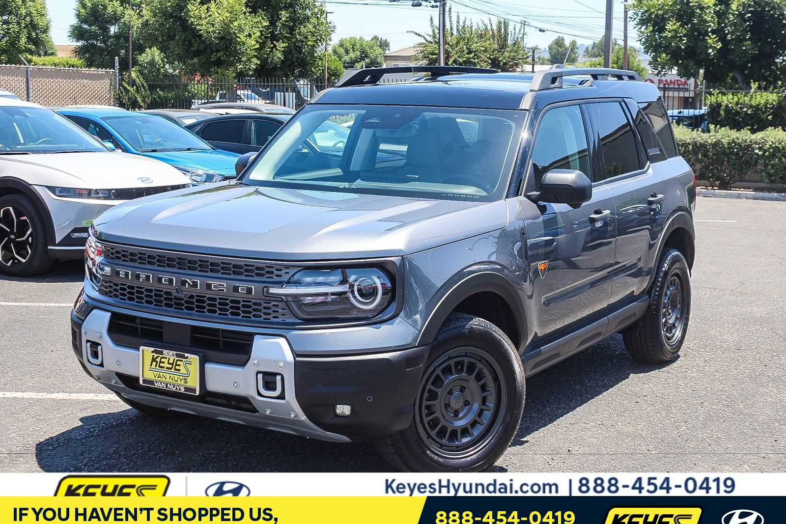 Carbonized Gray Metallic 2025 Ford Bronco Sport SUV / Crossover All-Wheel Drive 8-Speed Automatic