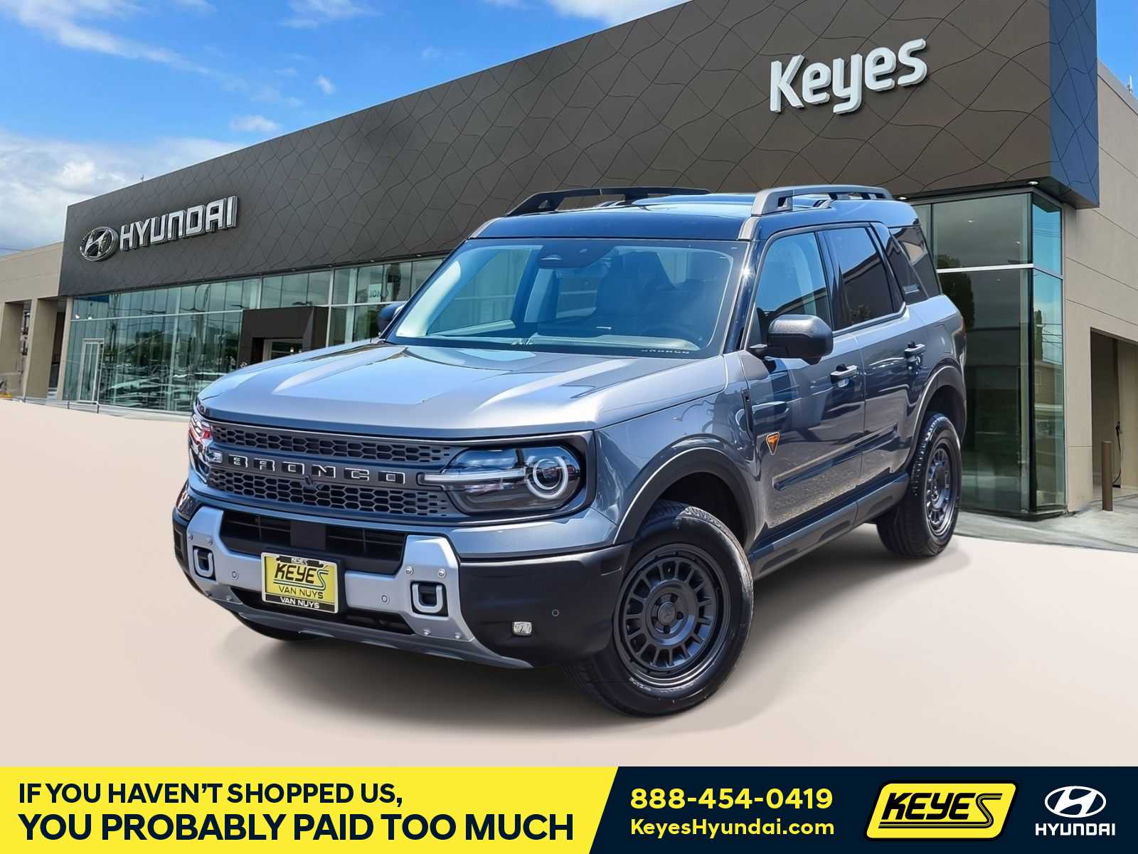 Carbonized Gray Metallic 2025 Ford Bronco Sport SUV / Crossover All-Wheel Drive 8-Speed Automatic
