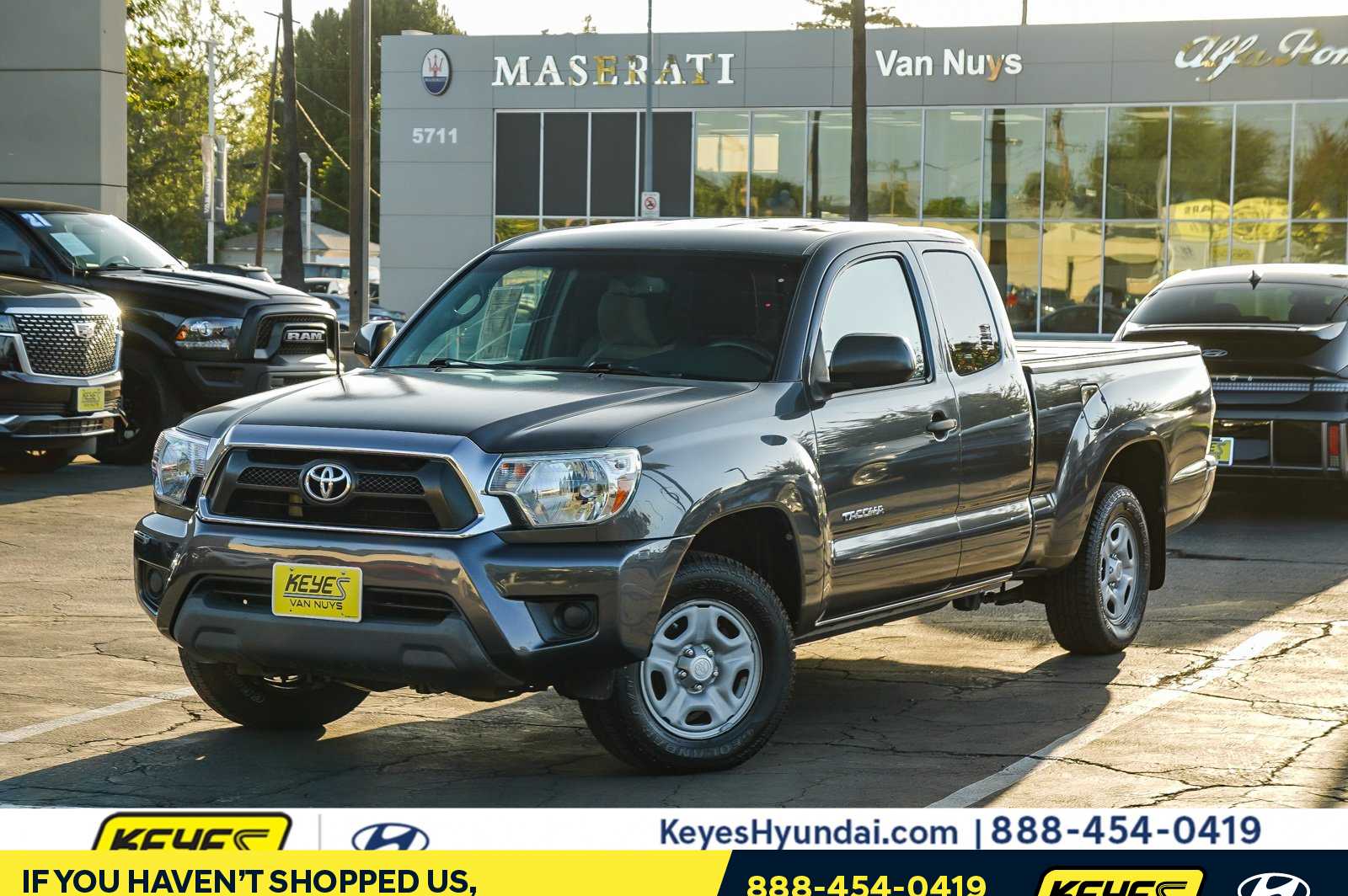 Magnetic Gray Metallic 2013 Toyota Tacoma Pickup Truck 4X2 Automatic