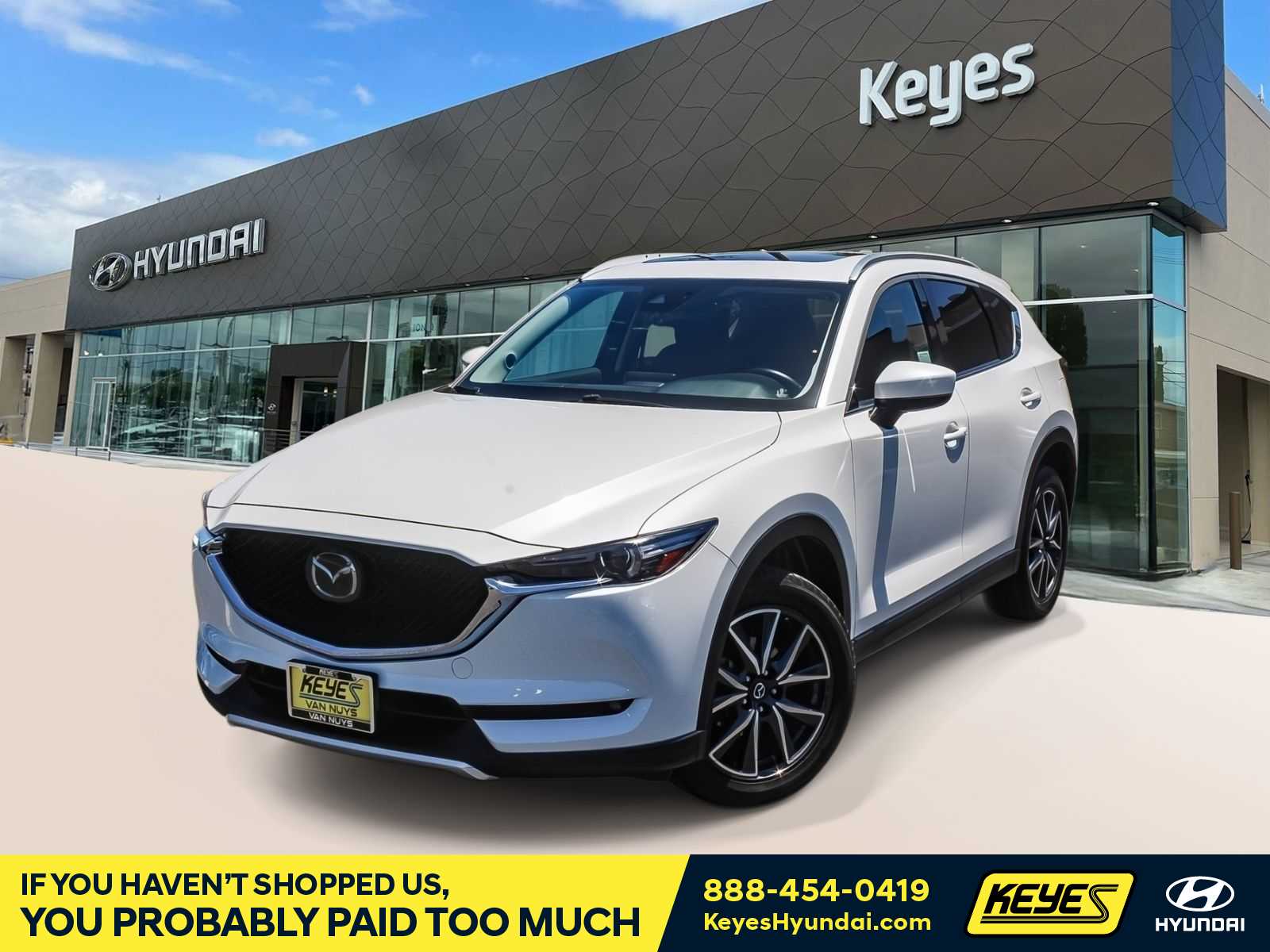 Snowflake White Pearl Mica 2018 Mazda CX-5 SUV / Crossover Front-Wheel Drive 6-Speed Automatic