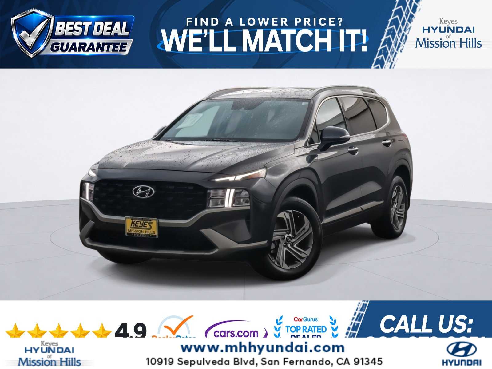 Portofino Gray 2023 Hyundai Santa Fe SUV / Crossover Front-Wheel Drive 8-Speed Automatic