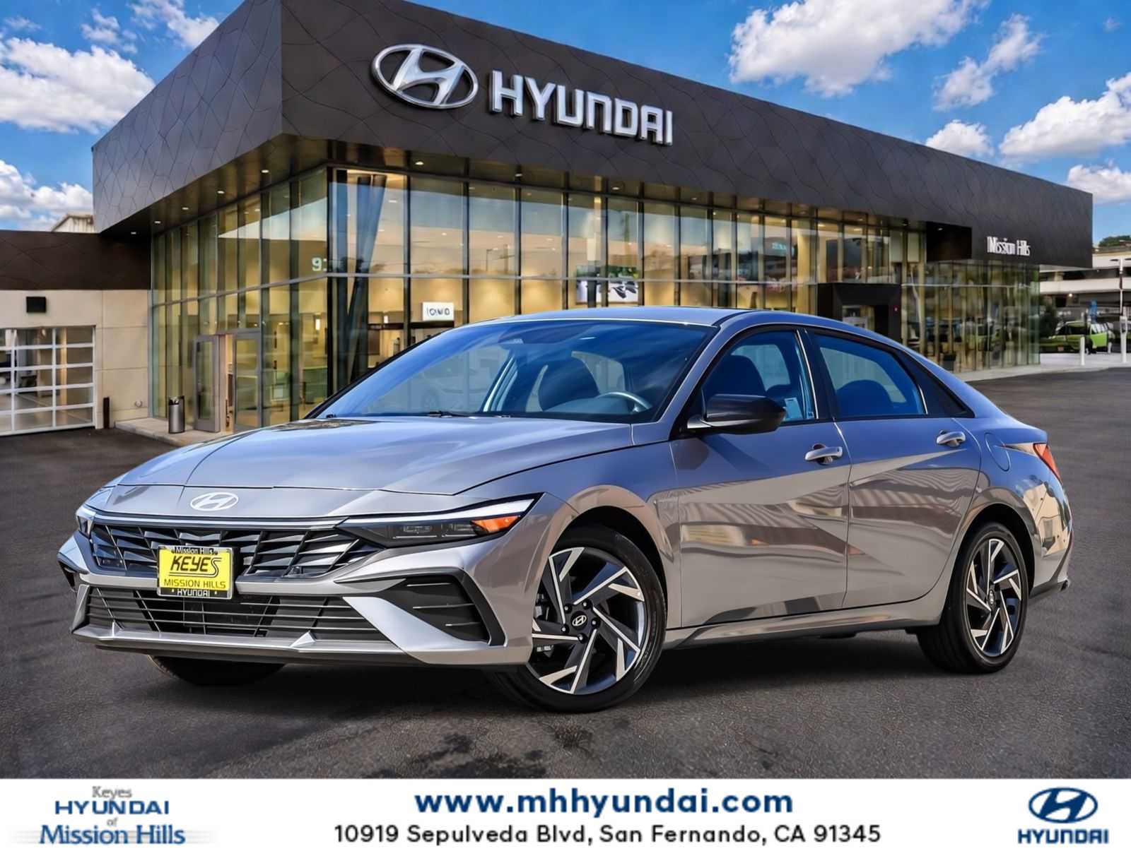 Fluid Metal 2025 Hyundai Elantra Sedan Front-Wheel Drive Continuously Variable Transmission