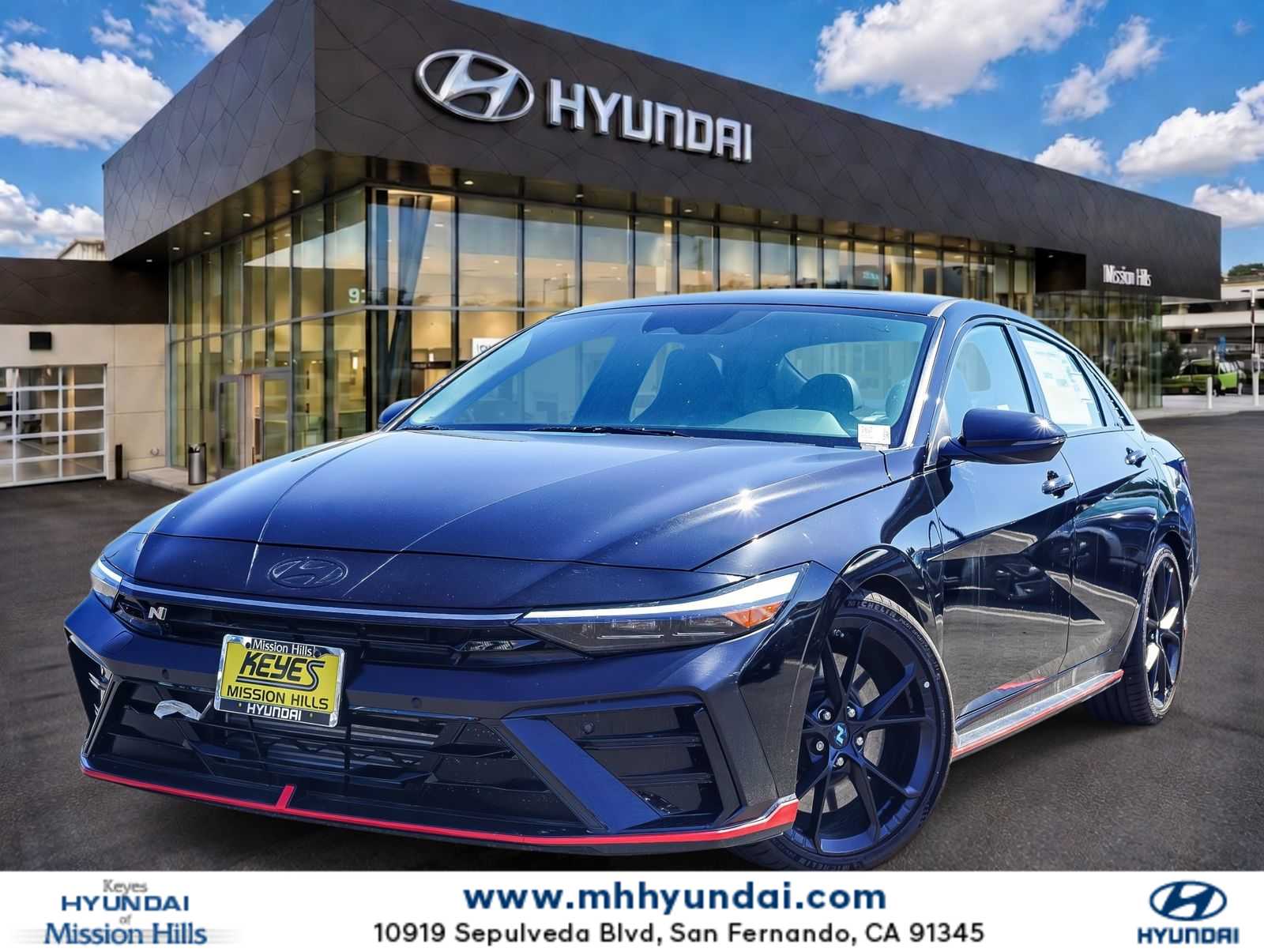 Abyss Black 2026 Hyundai Elantra N Sedan Front-Wheel Drive Automatic