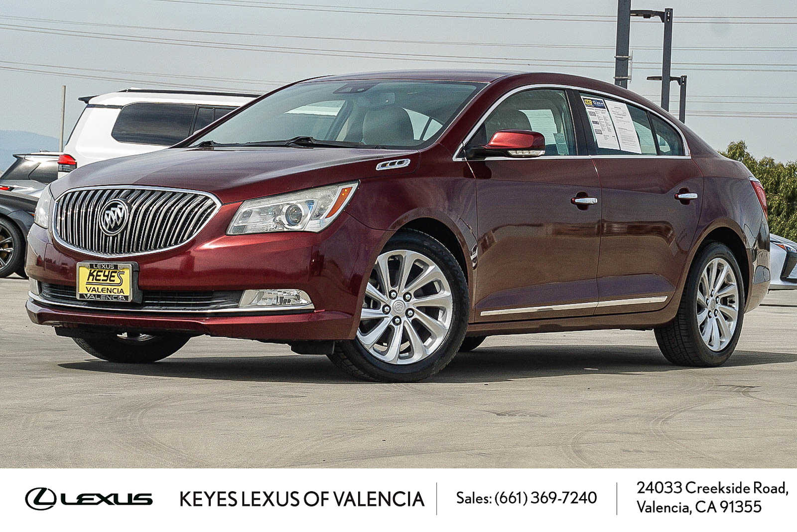 Deep Garnet Metallic 2015 Buick LaCrosse Leather FWD Sedan Front-Wheel Drive 6-Speed Automatic